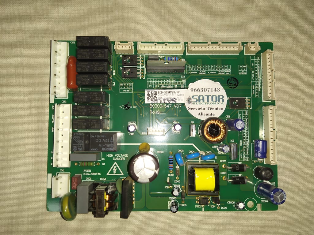 Reparar Placa Alimentación Frigorífico B03031547