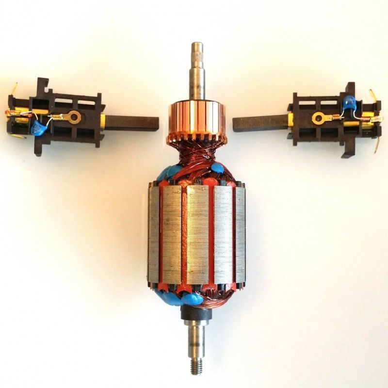 Inductor Y Carbones De Motor Thermomix Tm21