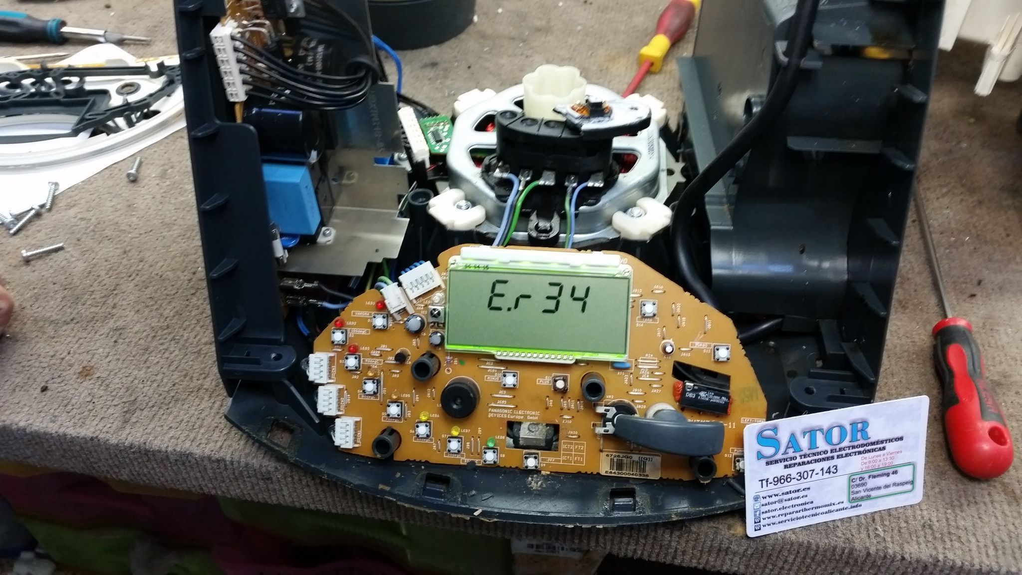 Reparar Thermomix Tm31 Error 34
