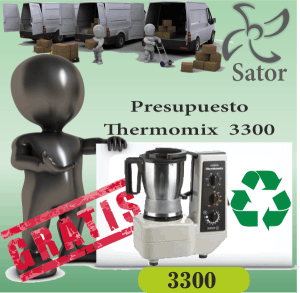 Presupuesto Thermomix 3300 Gratis.