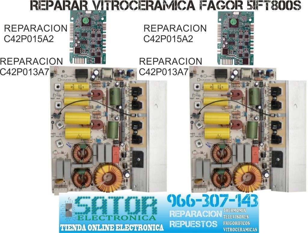 Reparar Vitroceramica Fagor 5ift800s