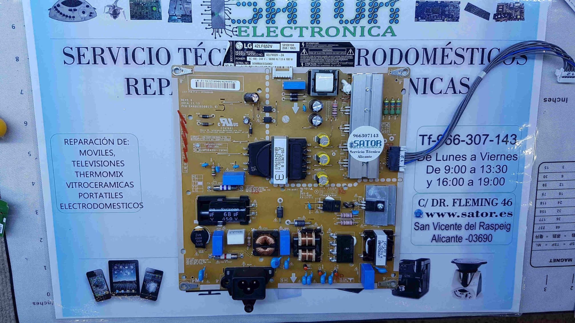 Fuente De Alimentación Eax66203001 Eay63630601