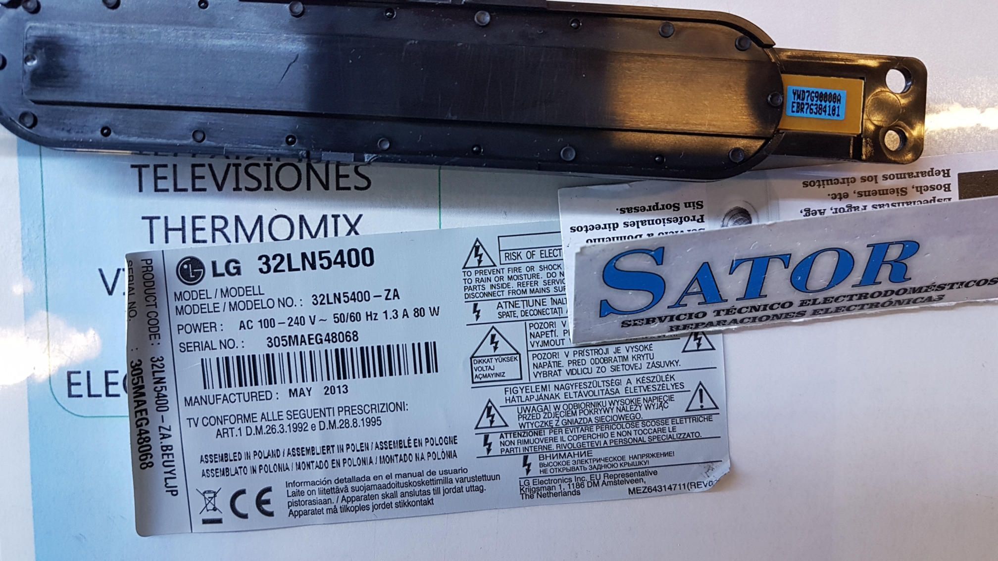 Botonera Ywd7g90000a 32ln5400