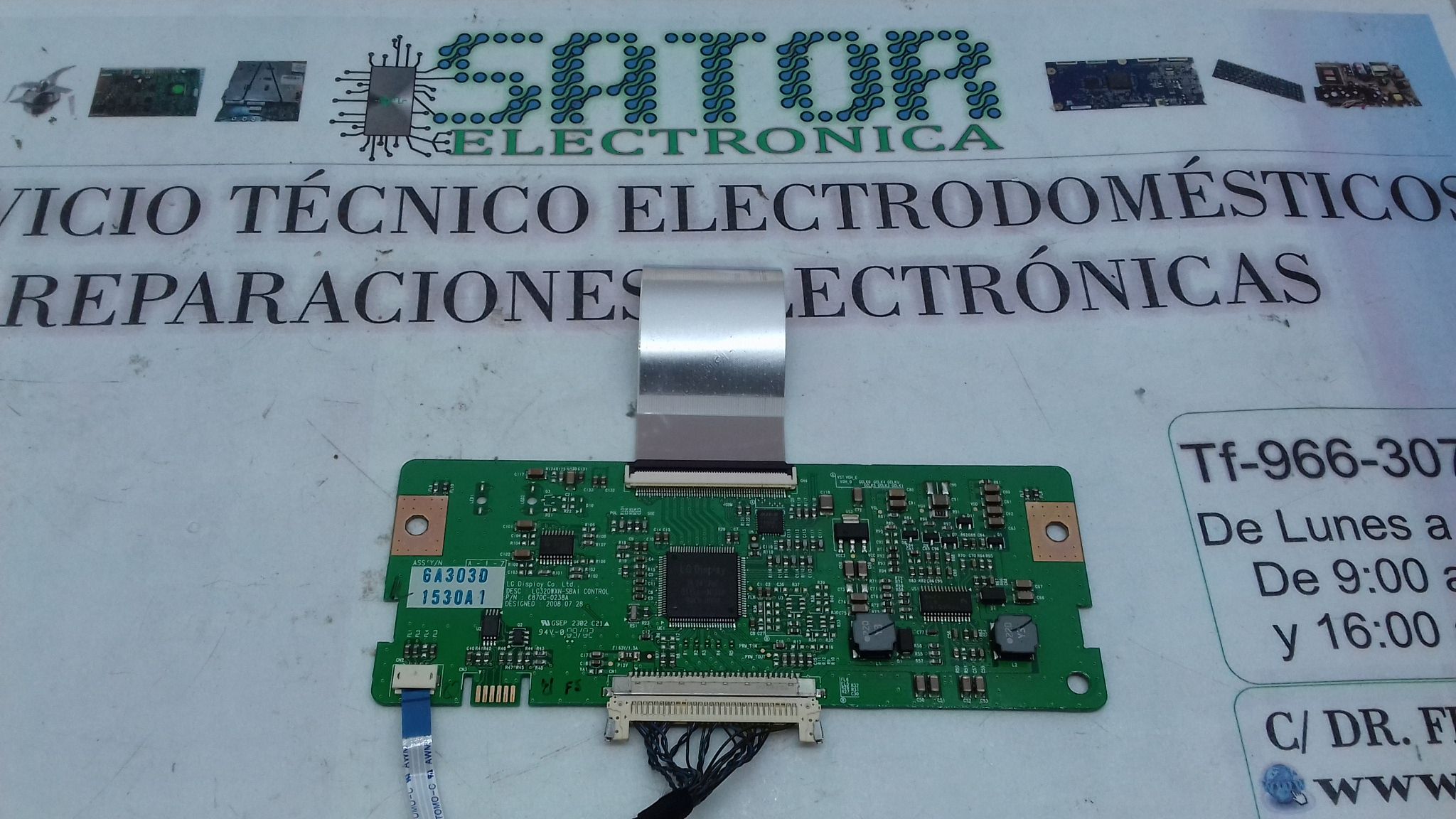 Placa T-com-LC320WXN-SBA1-Toshiba 32AV55D