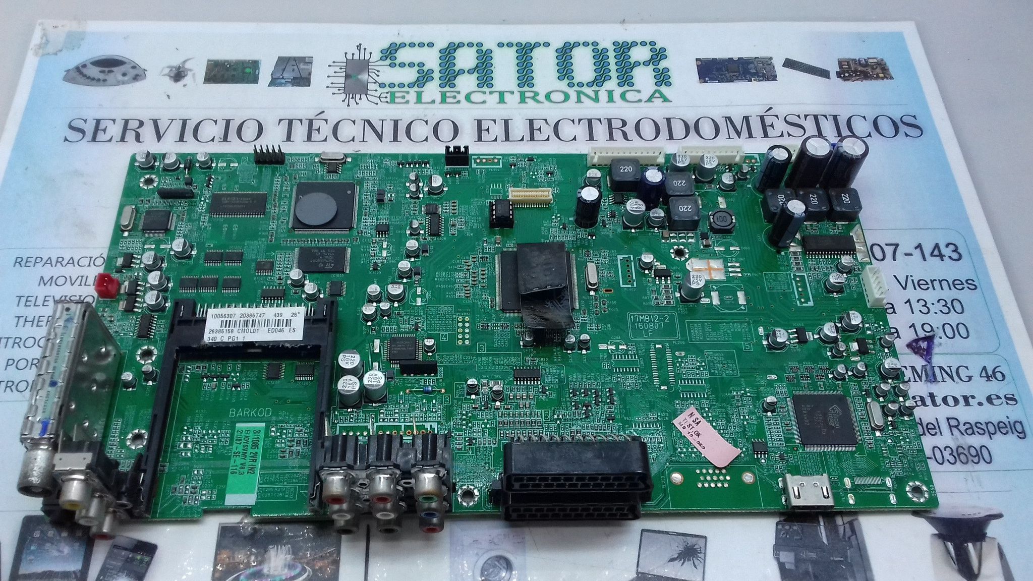 Placa main 17MB122 -OKI TUV26TD