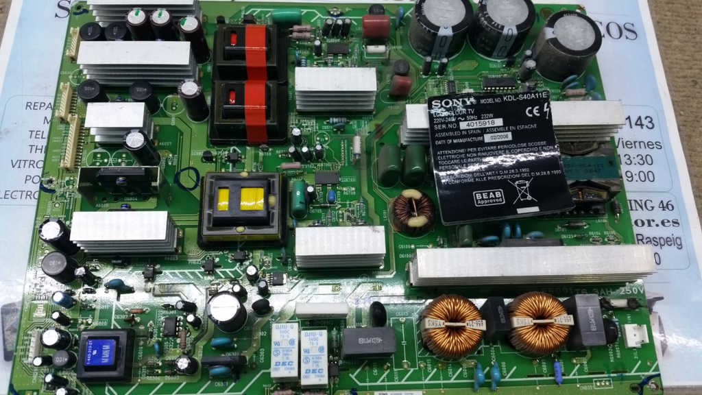 Fuente De Alimentación A-1164-652-B (1-868-161-22)