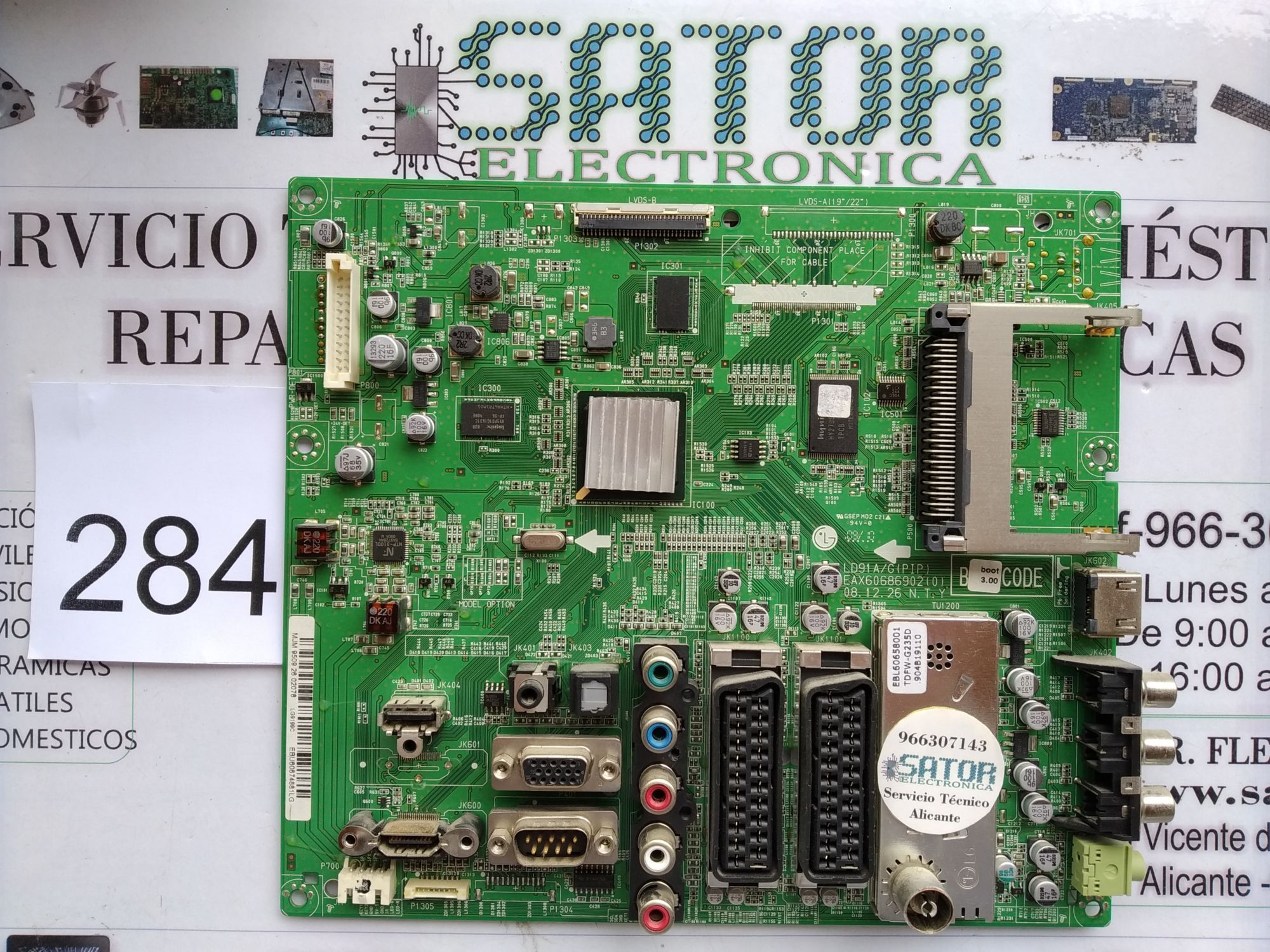 placa main eax60686902-0 ebl60658001 tdfw-g235d LD91A 32lg2100-ZA