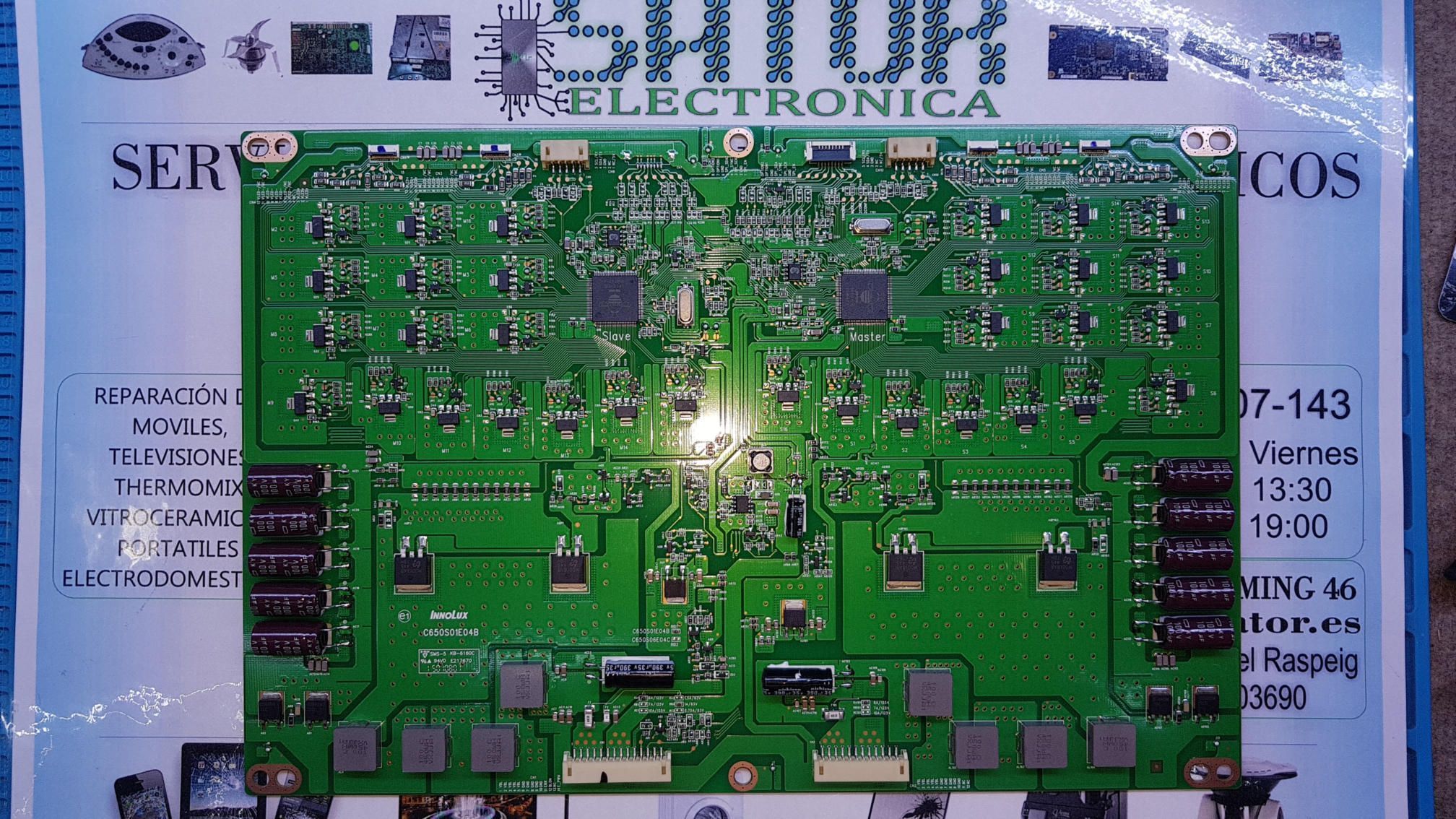Inverter Board O Circuito Driver De Led Tx-85x942b C650s01e04b