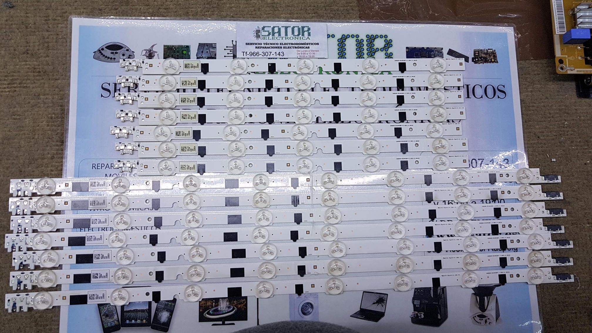 Barra O Tira Led 2013svs390f (BN96-27896A Bn96-27897a)
