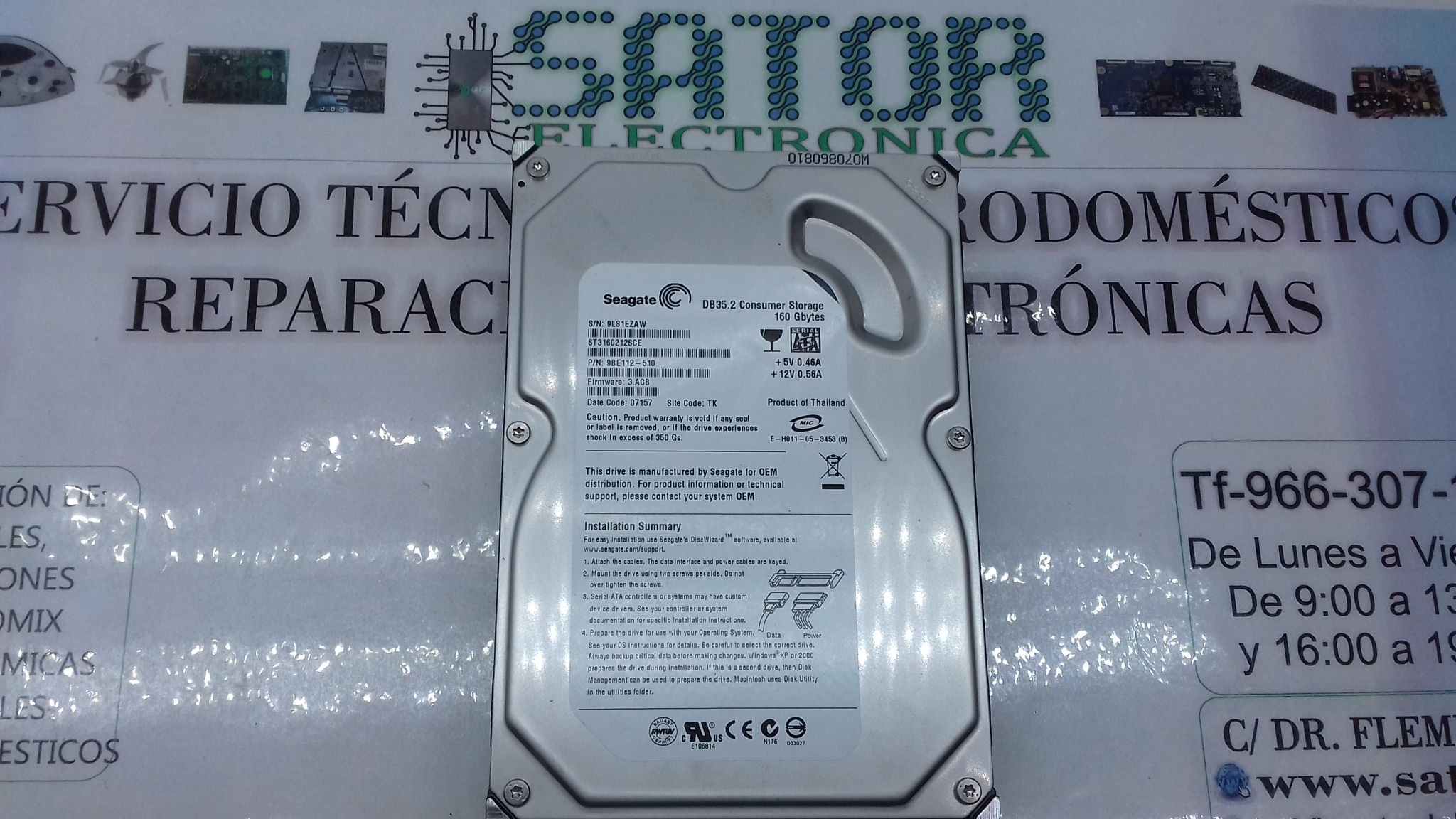 Disco Duro Seagate 160gb Db35