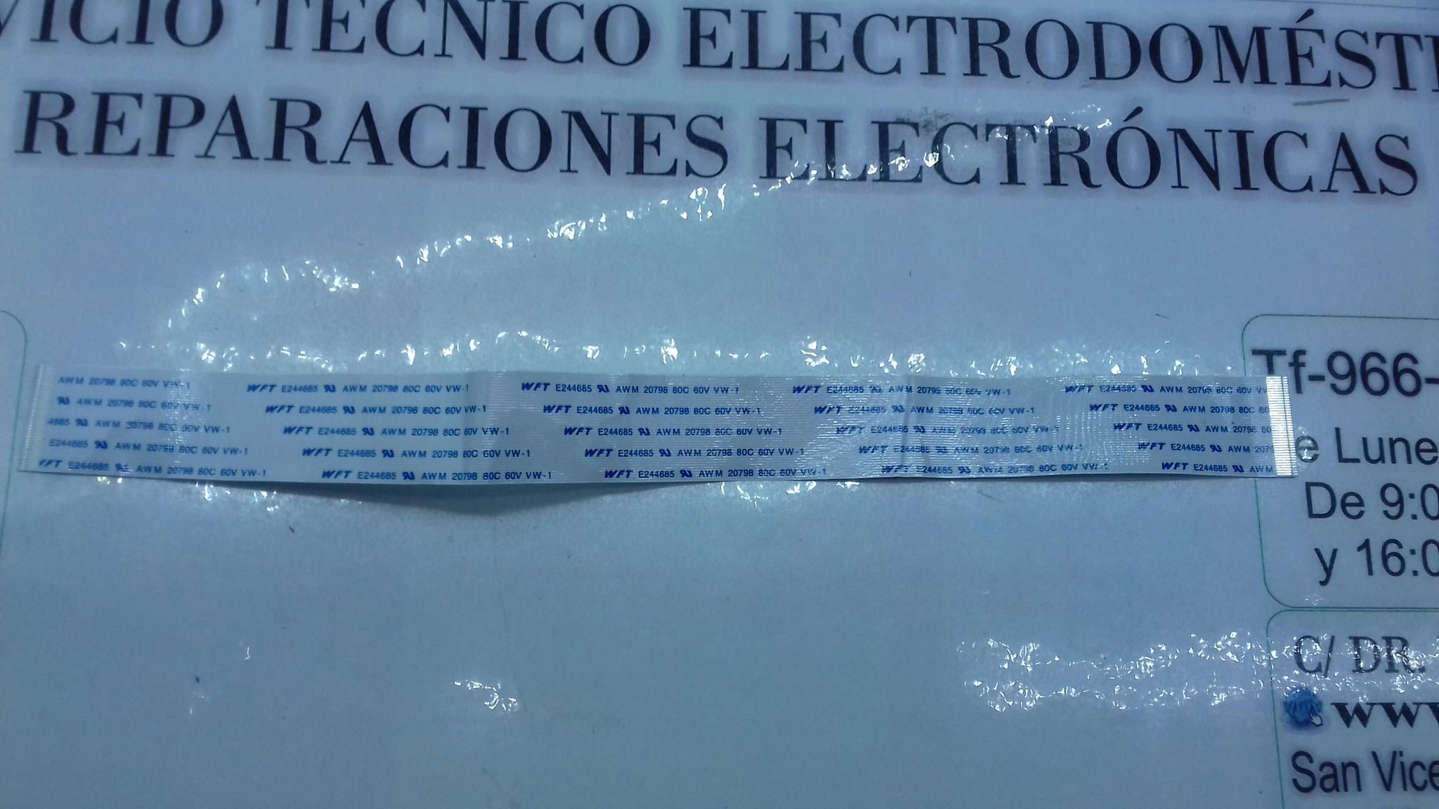 Cable Flex Awm 20798 E244685 Para Hp