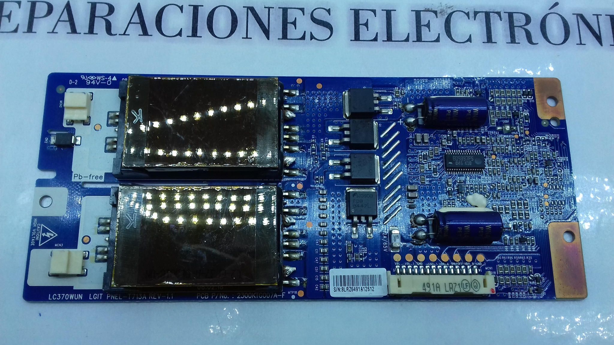 Circuito Inverter Lc370wun 2300ktg007a-F