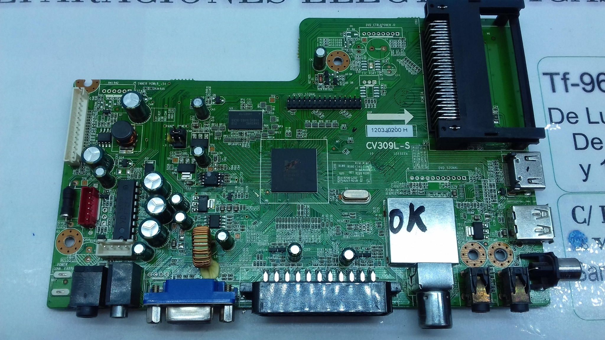 Placa Main Cv309l-S Led1501