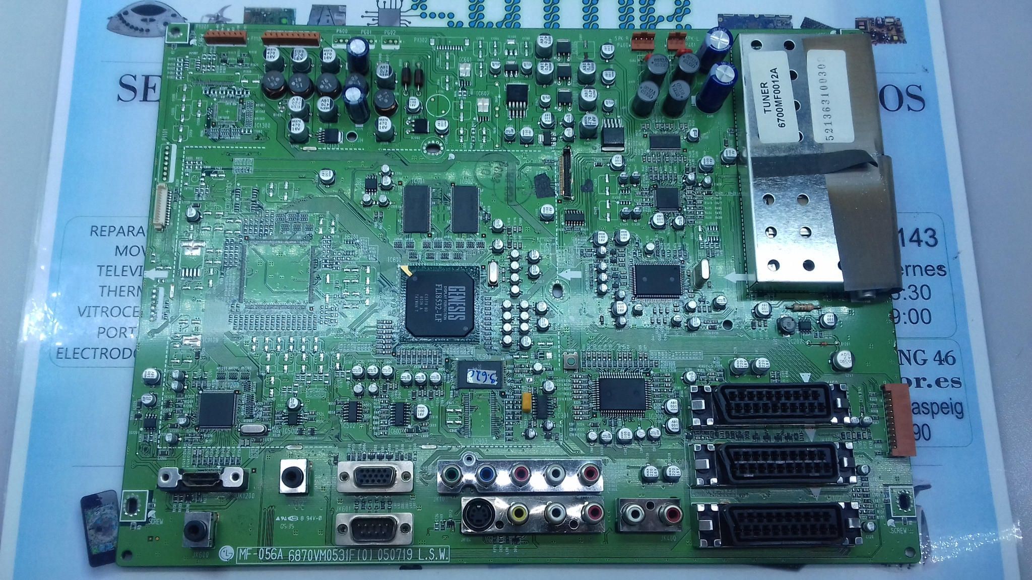 Main Board, Placa Main Mf-056a 6870vm0531f(0)