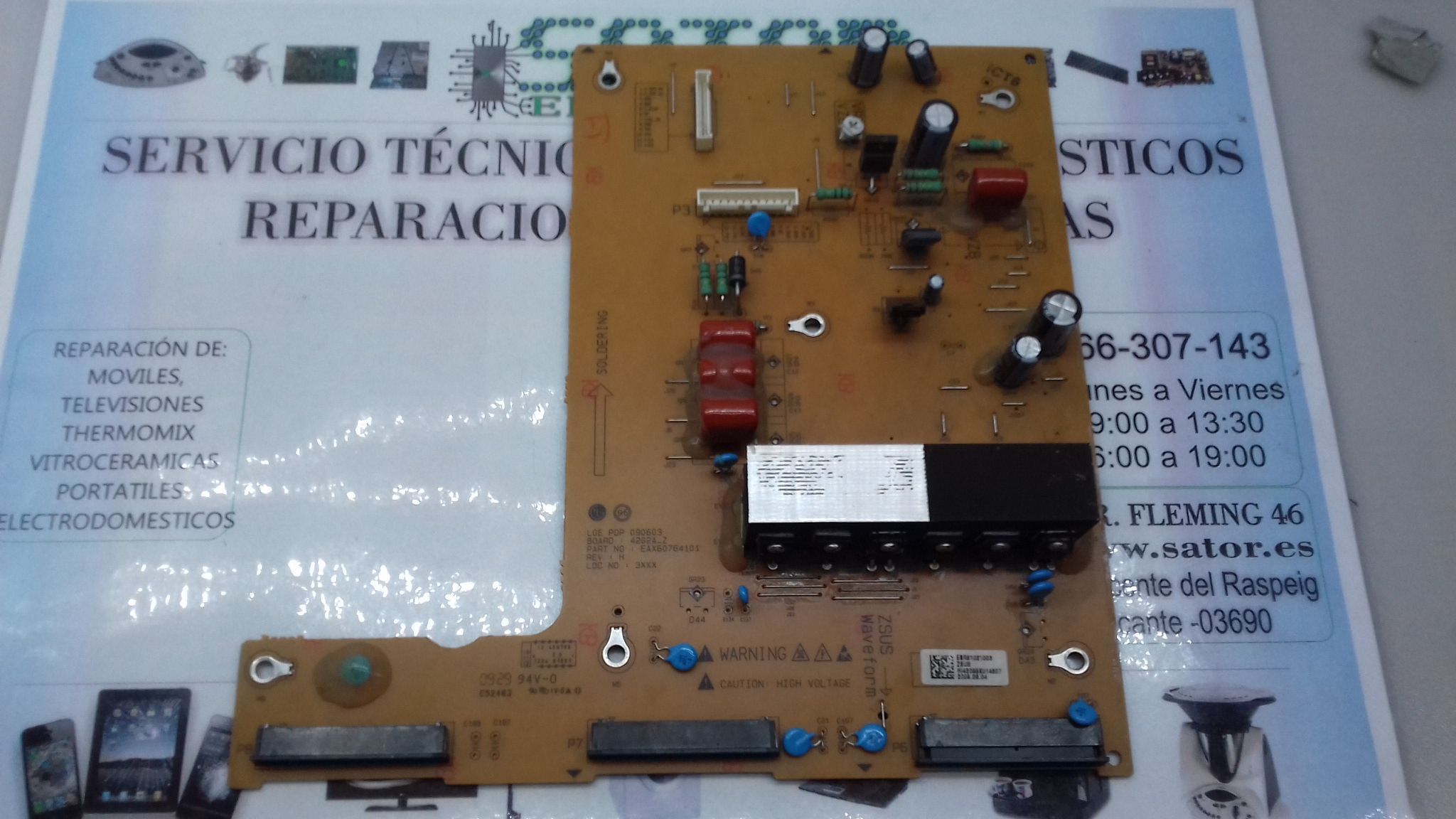 Placa Zsus Eax60764101