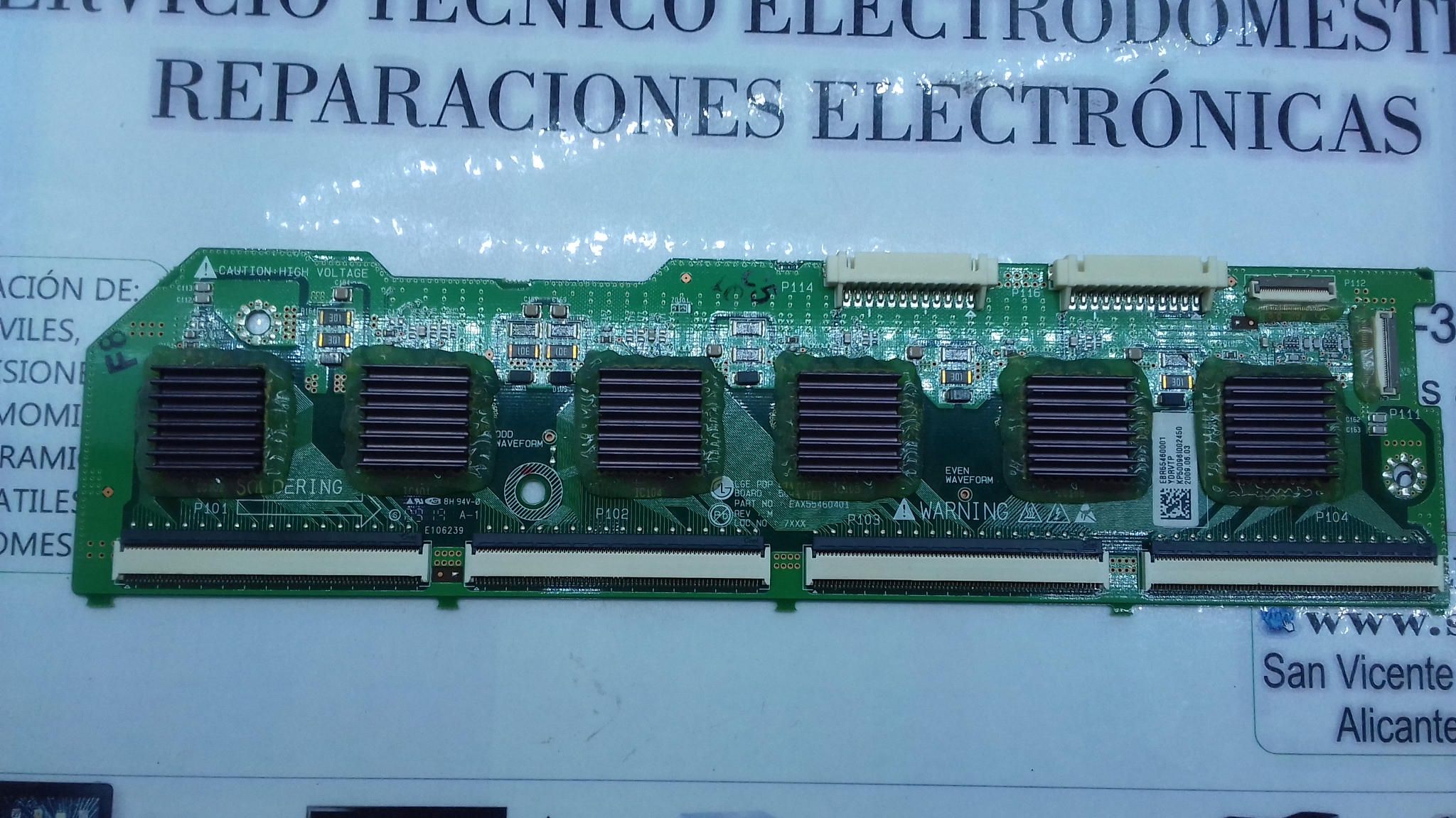 Placa Buffer Board Ydrvtp Ebr55460001 Eax55460401