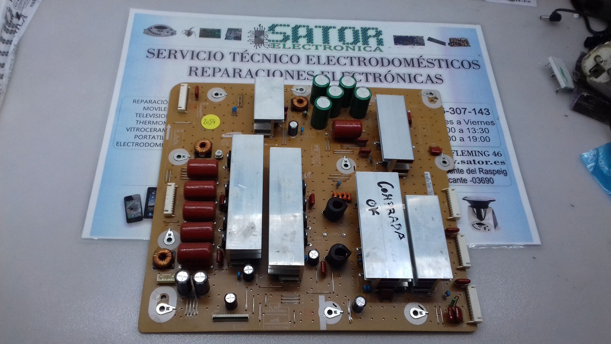 Placa Zsus Board 60ef Xm (LJ92-01858A)