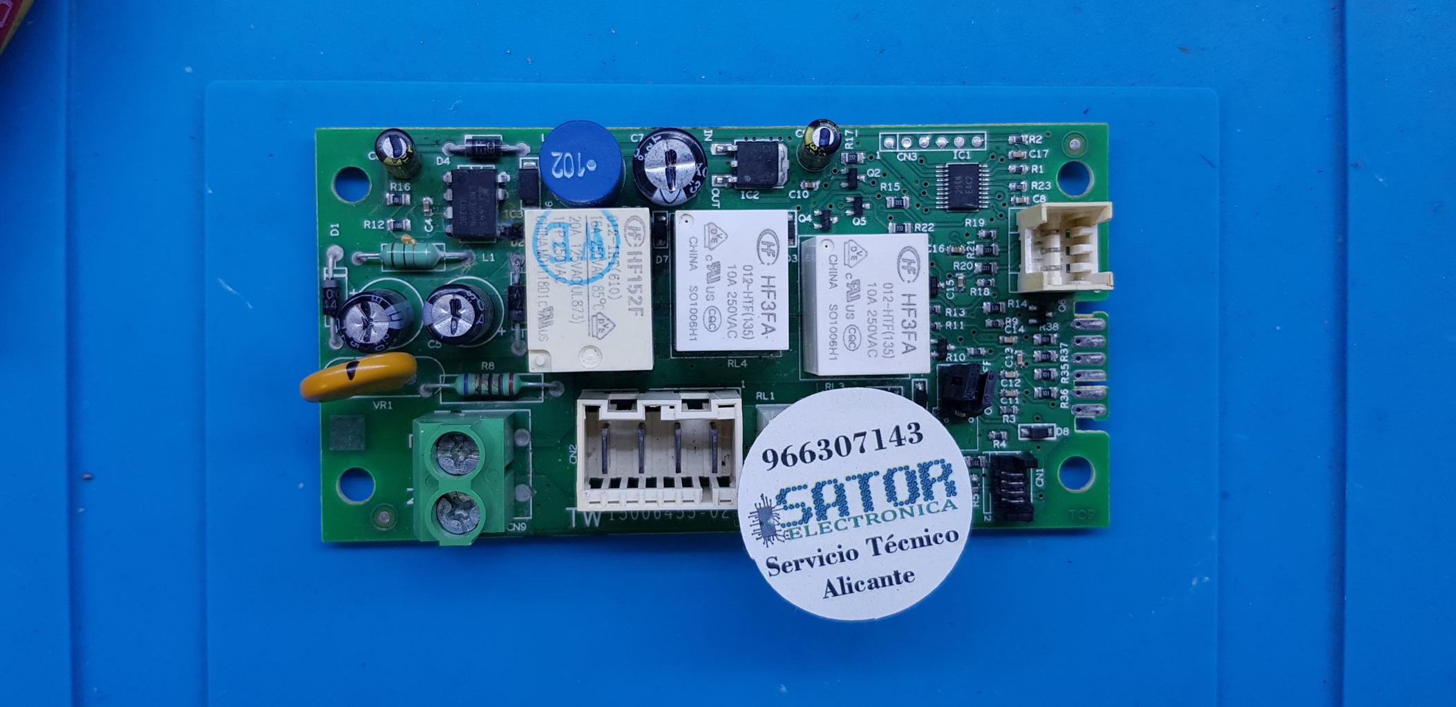 Reparar módulo electrónico Termo Ariston TW15006455-02