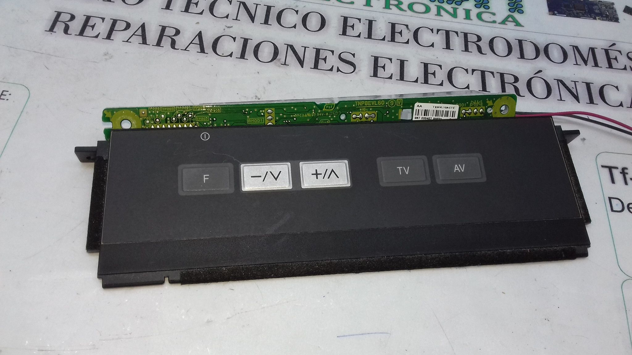 Botonera Y Sensor Ir Tnp8evl60 Para Panasonic