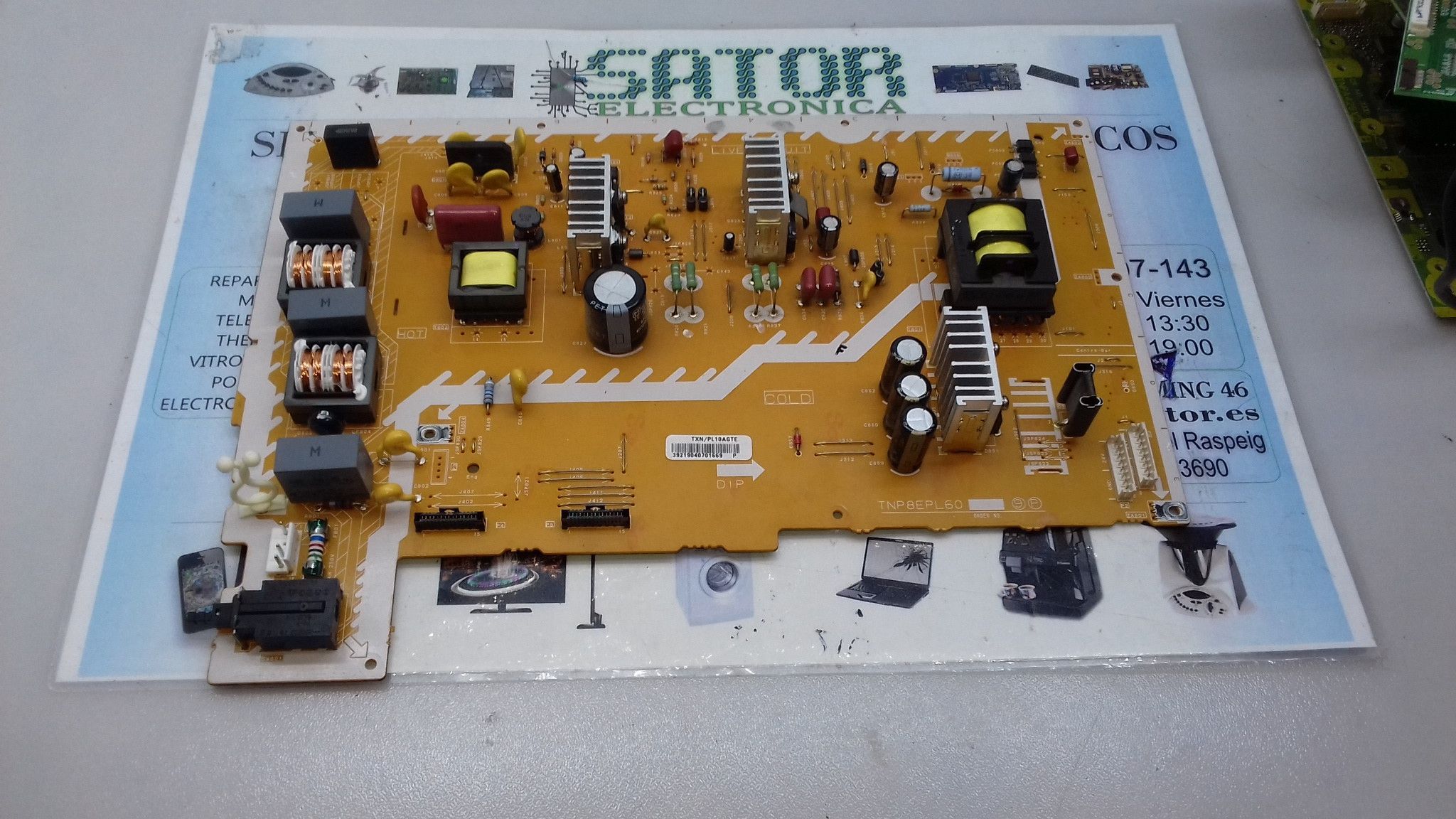 Fuente Alimentación Tnp8epl60 Txnpl10agte Para Panasonic Tx-32led7f