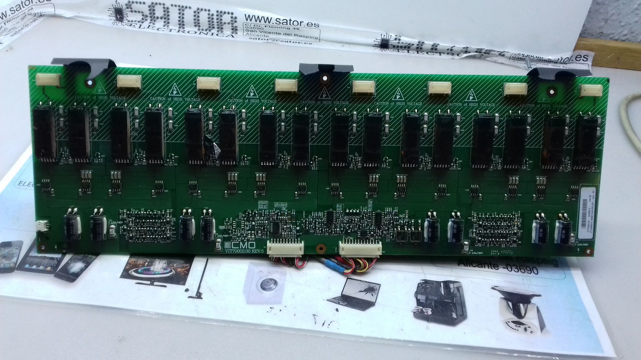 Circuito Inverter Vit70002.00 Rev:5