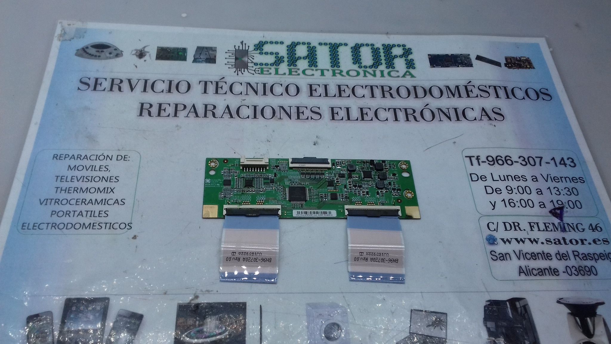 Placa T-Com Hu480fh2-47-6021043 Y Cables Flex Bn96-30720a