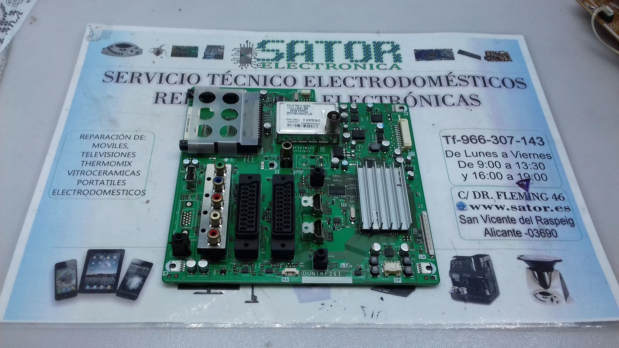 Main Board, Placa Main Duntkf261 (QPWBXF261WJN1)
