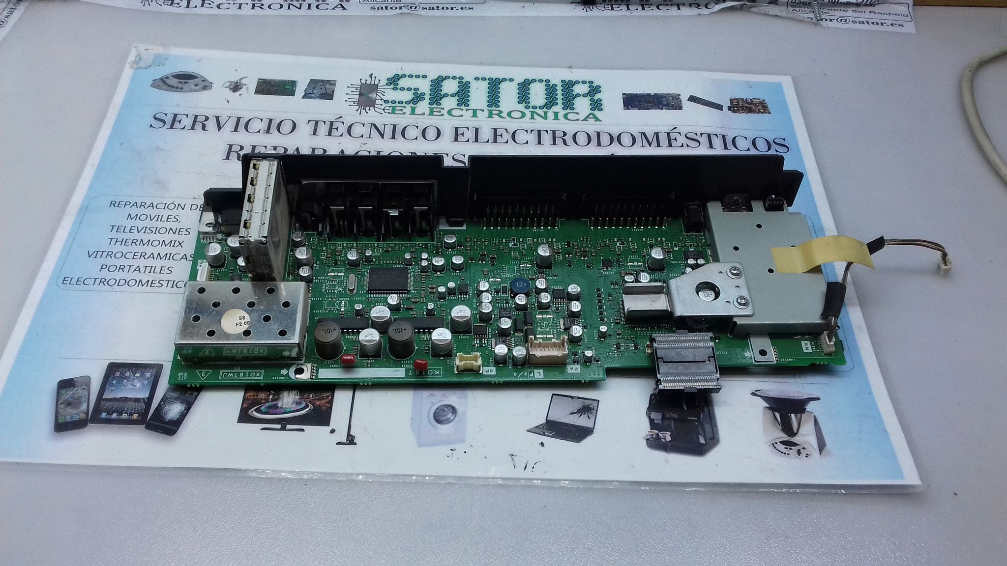 Placa Main Xd187wj Kd187