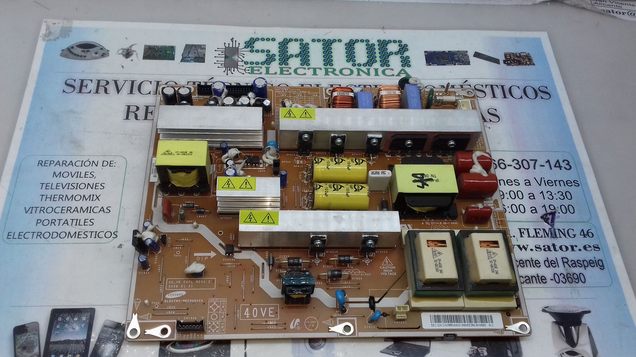 fuente de Alimentacion IP-211135A-LG40A558P3I