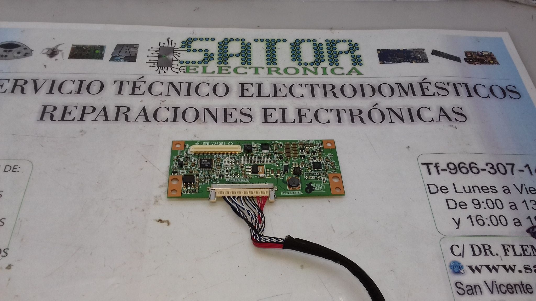 Placa T-Com V260B1-C01-Nordmender 26LCDTVN2602LBD