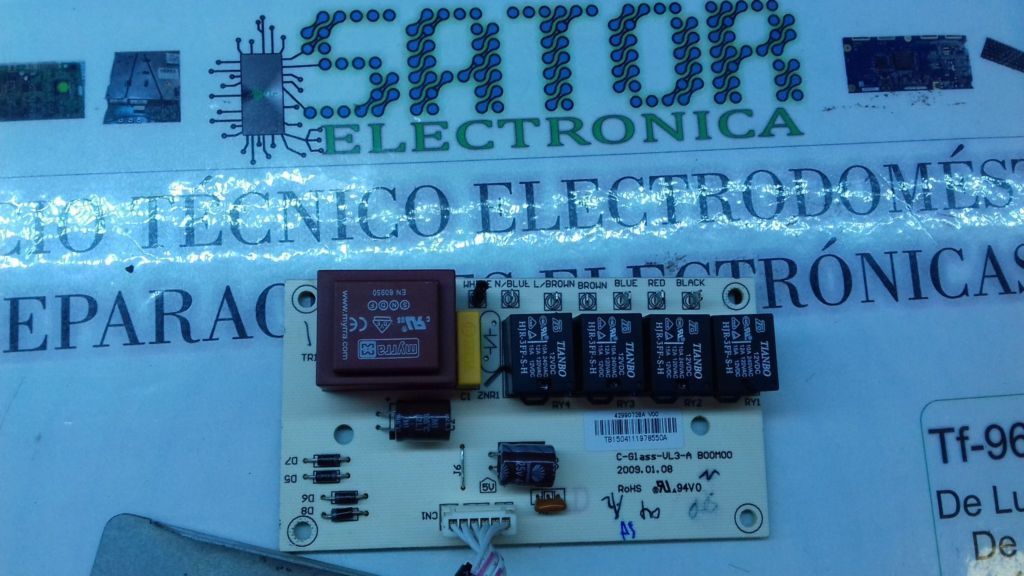 Foto placa campana extractora Cata VL3