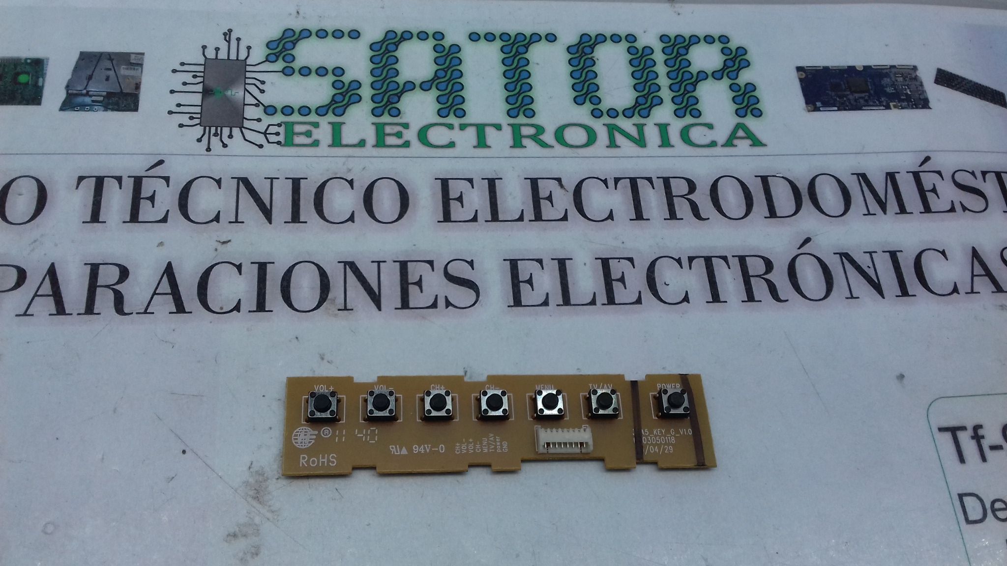 Botonera 32a5_Key_G_V1.0 6003050118