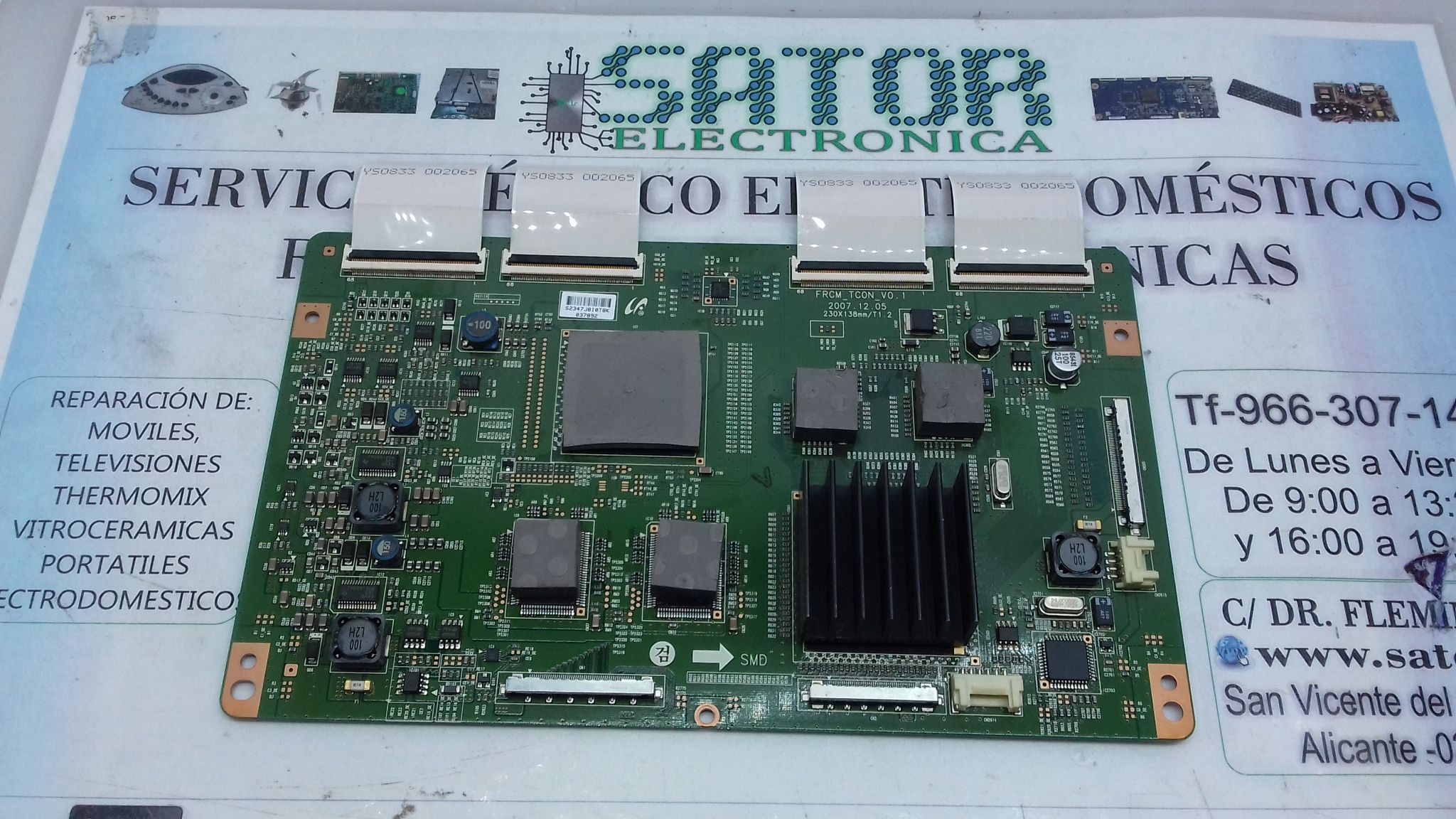 Placa T-Com Frcm_Tcon_V0.1 (S2347J8I0T8K)