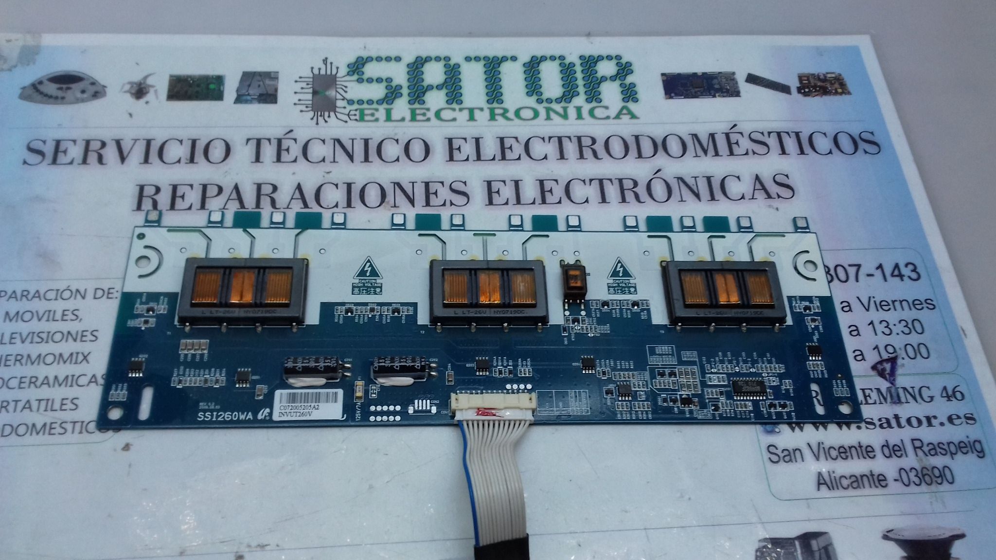 Placa Inverter Ssi260wa Invut260v