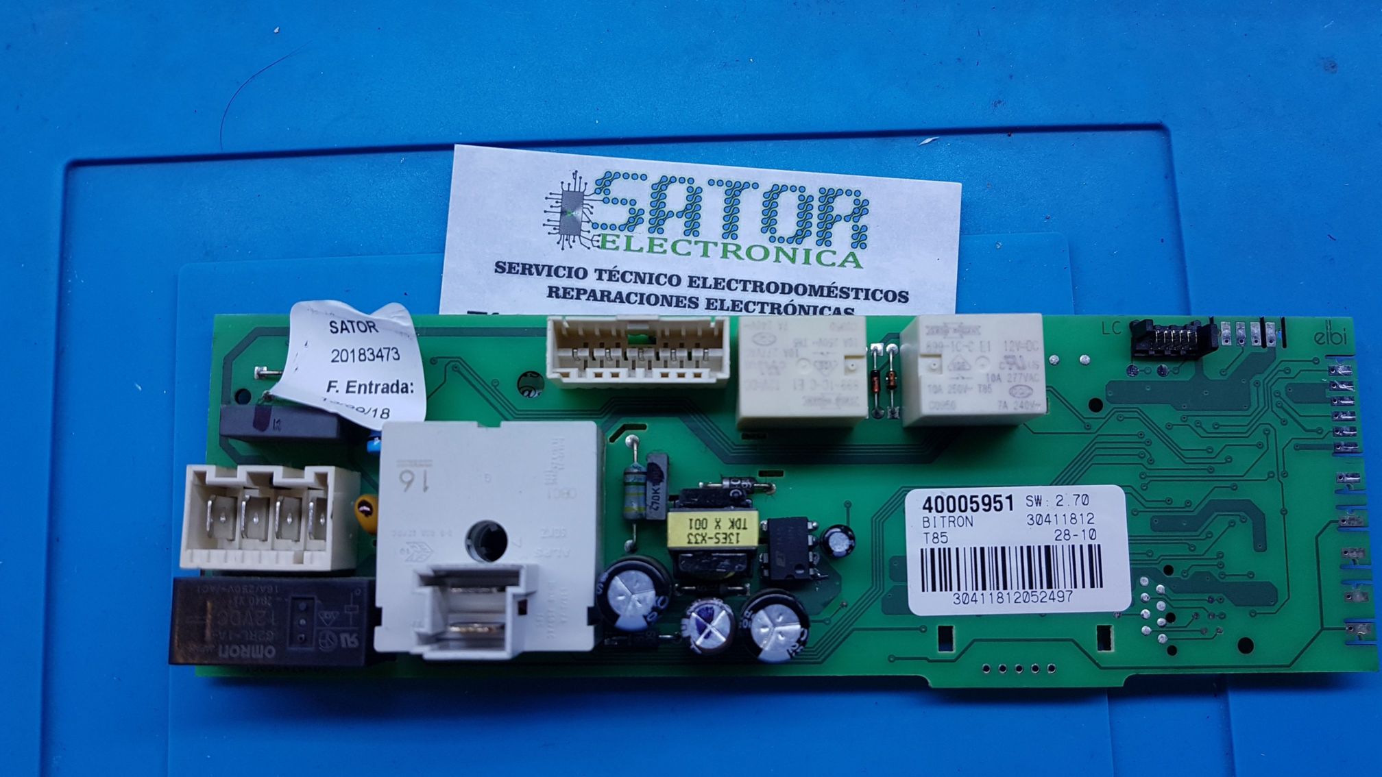 Reparar Circuito Candy Bitron 40005951