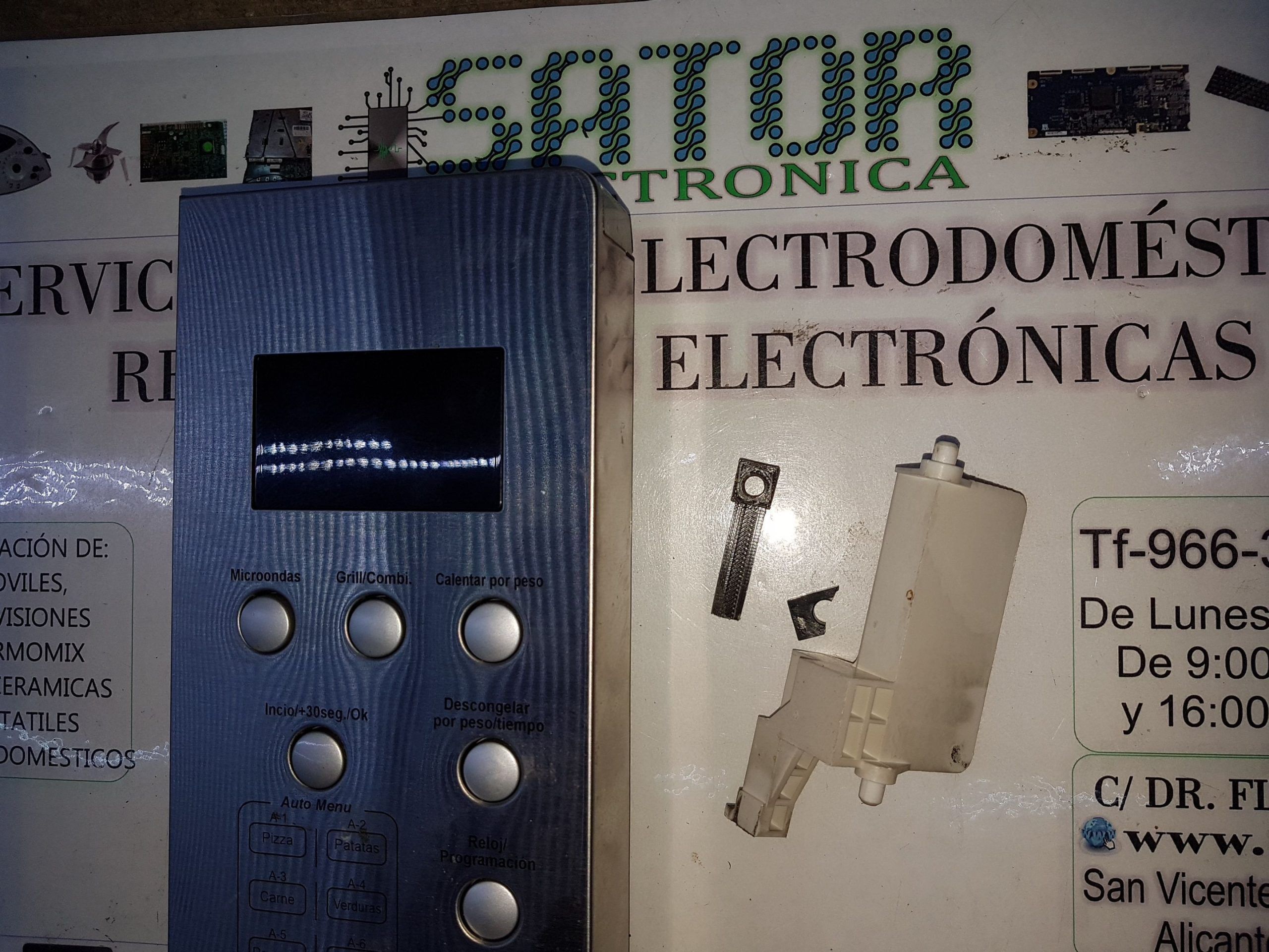 Pieza reparacion puerta mepansa Sator Electronica