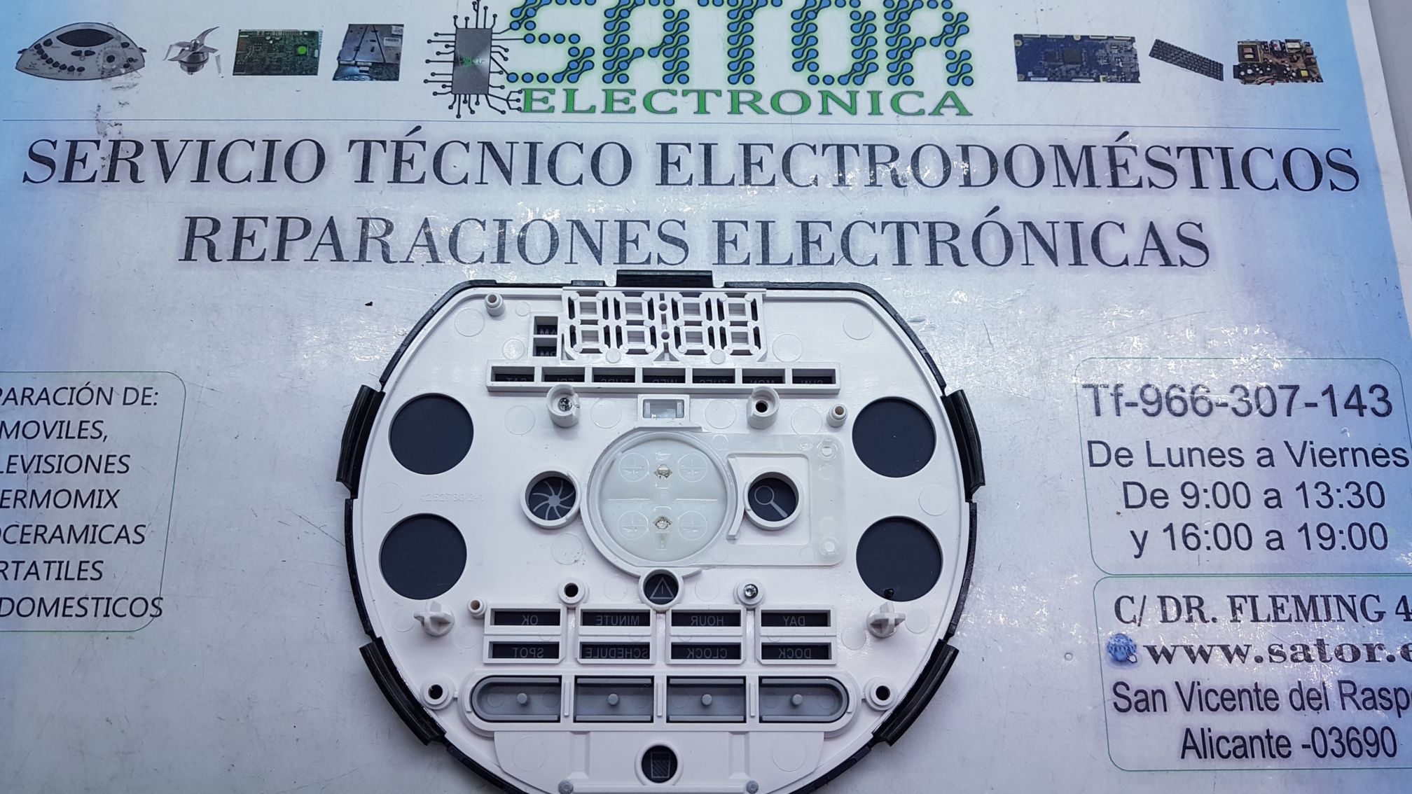 Tapa superior botones 2 Roomba Sator Electronica