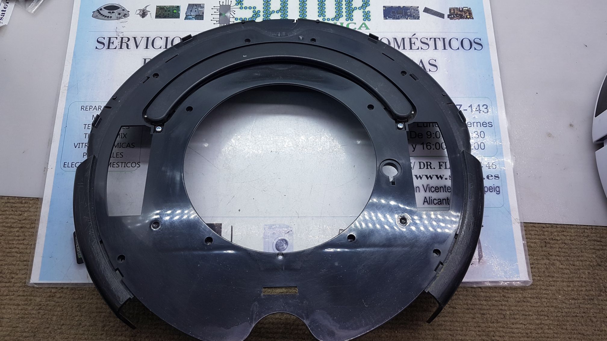 Tapa superior plastico con asa Roomba Sator Electronica