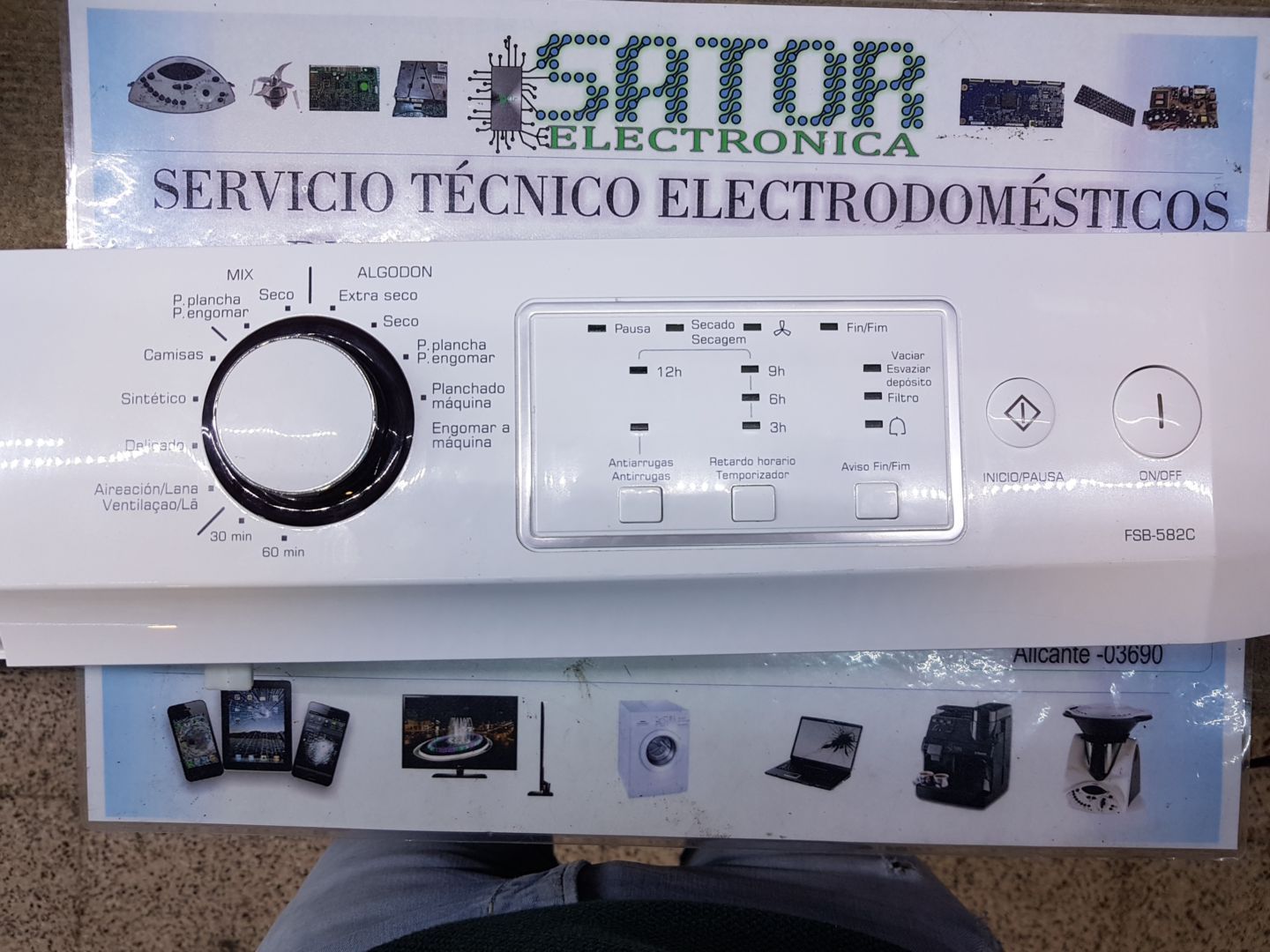 Reparar Secadora Fagor Fsb-582C F122808