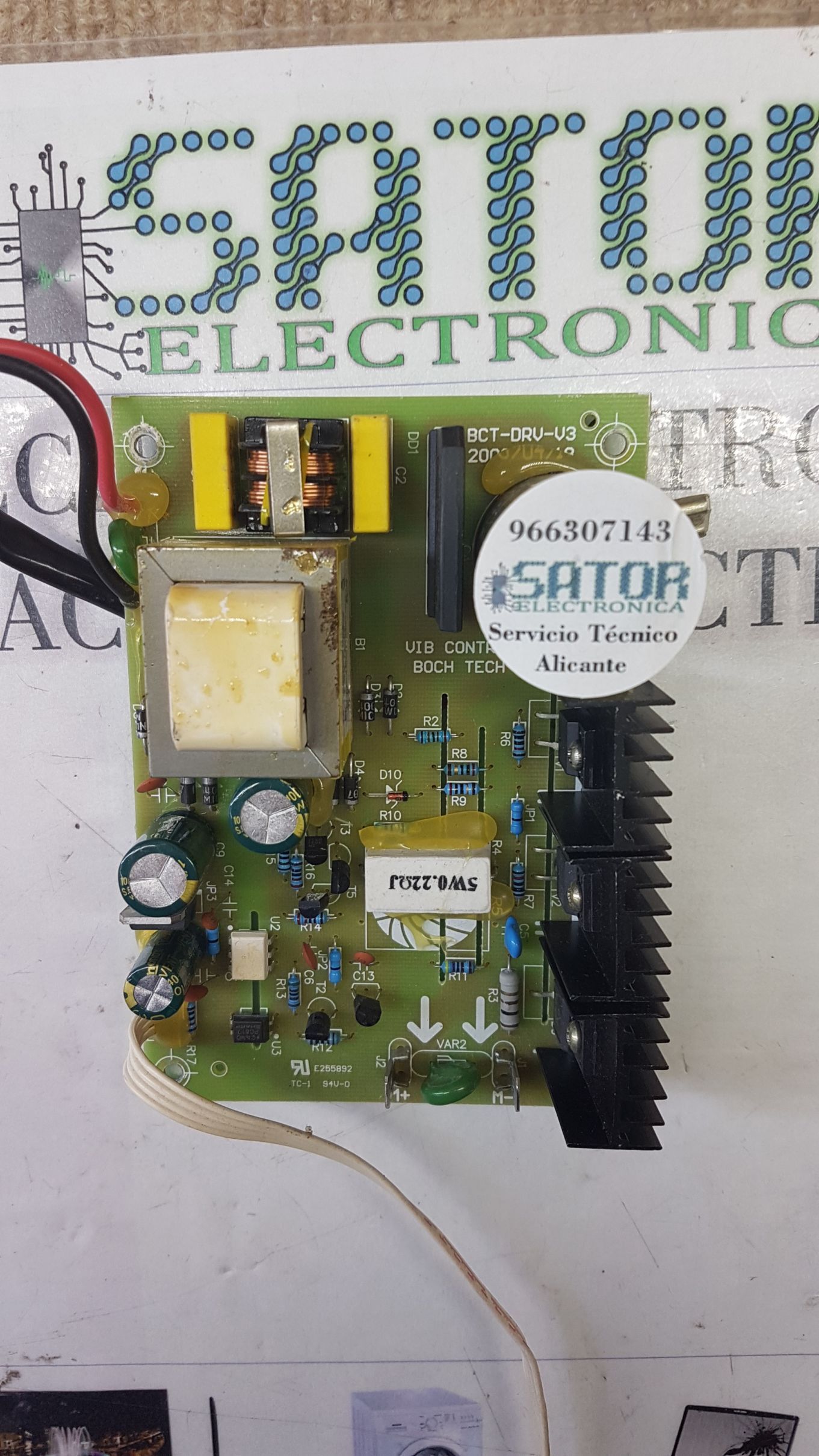 Reparar Circuito Plataforma Vibratoria Bct-Drv V3