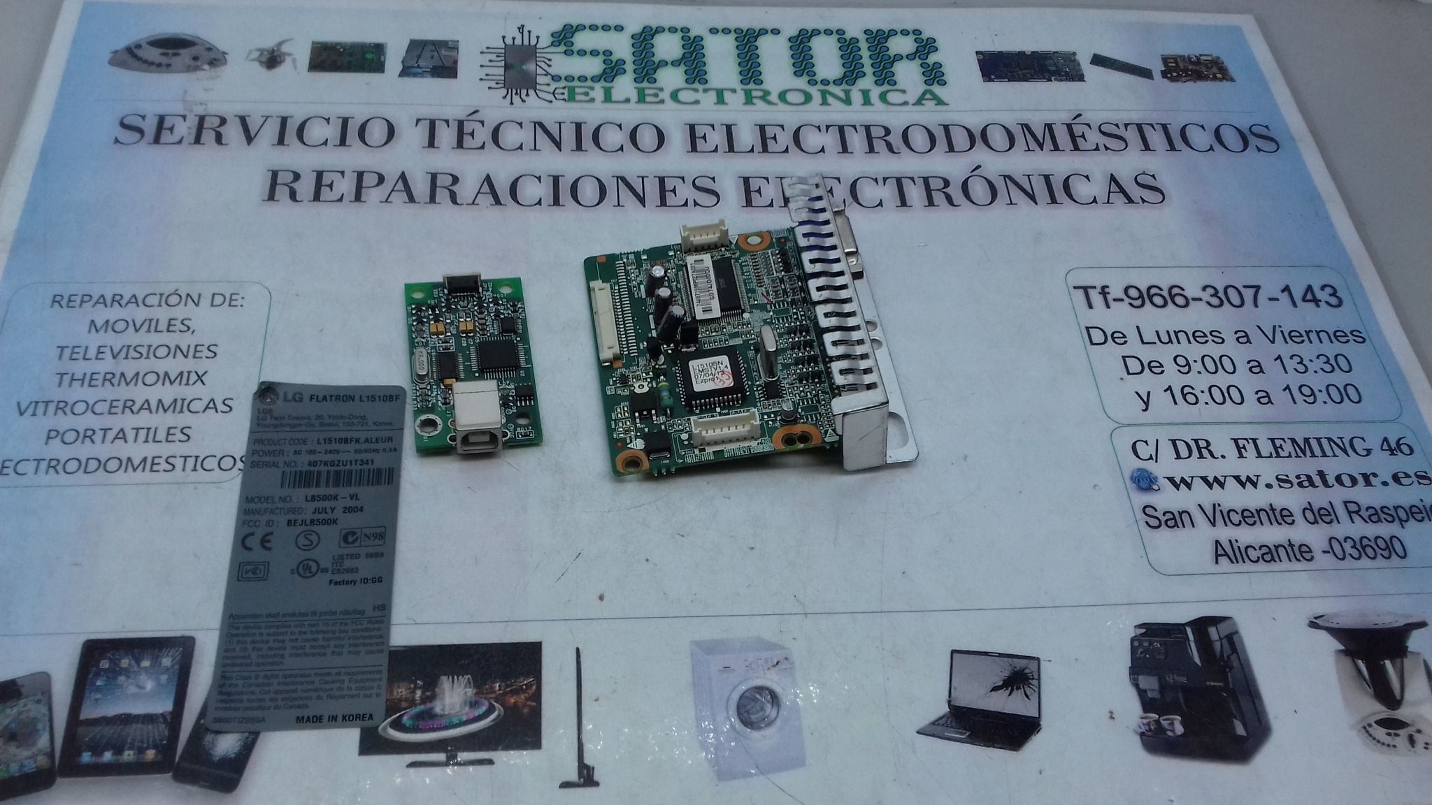 Placa Main Y Puerto Usb L1510sn Lb500k-Vl