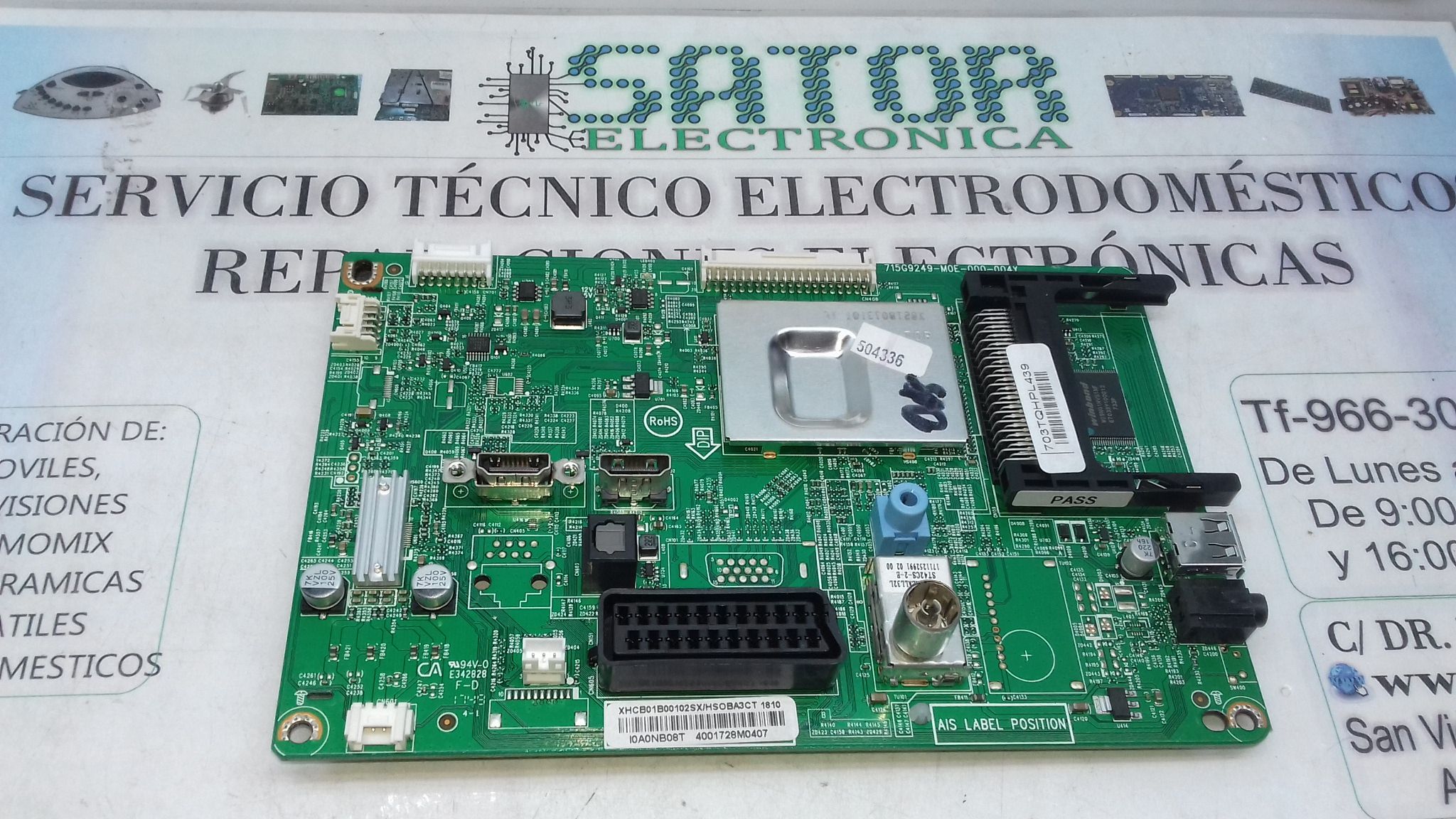 Main Board, Placa Main 715g9249-Moe-000-004y