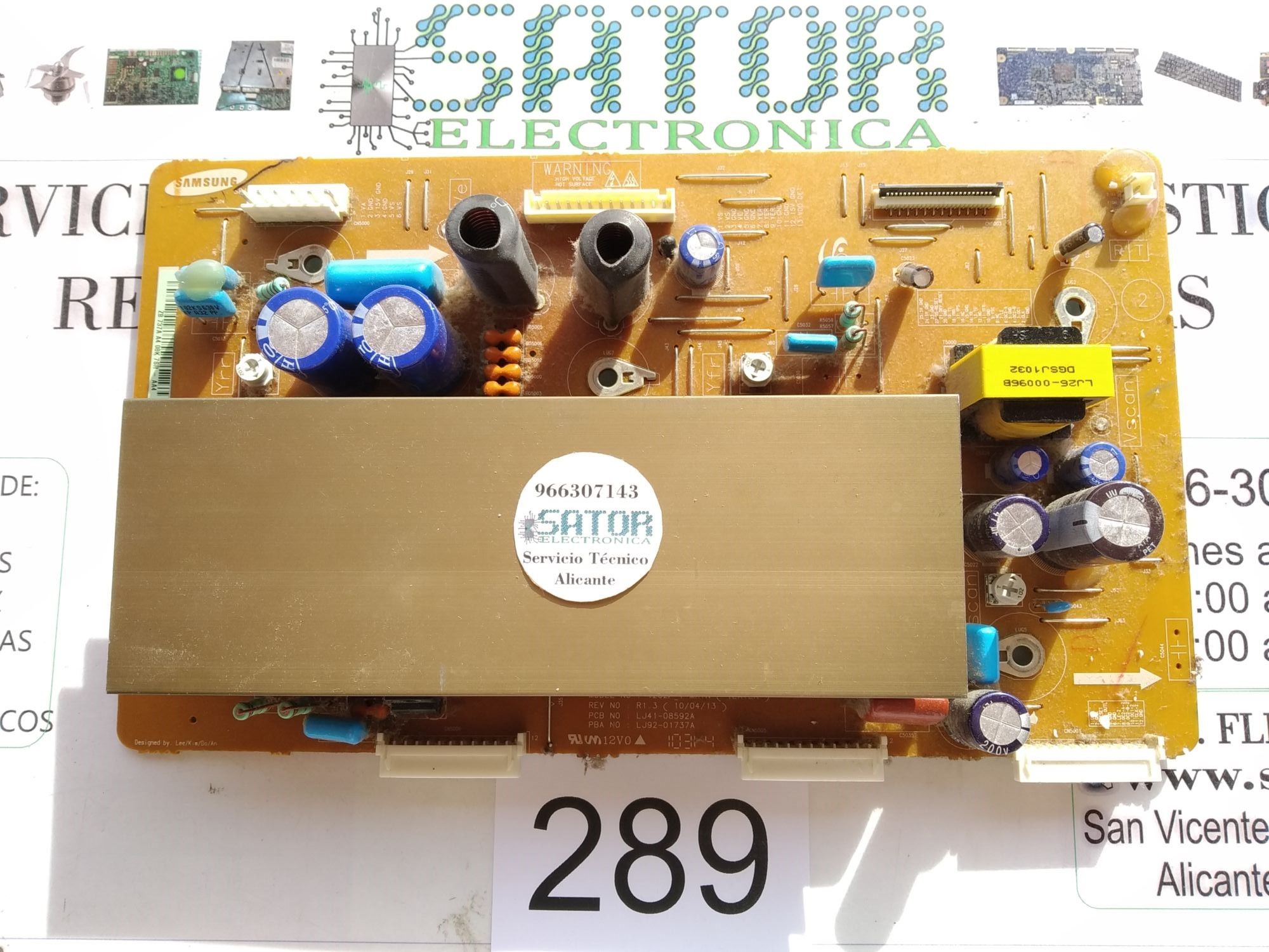 Placa Ysus Main Lj41-08592a (LJ92-01737A)