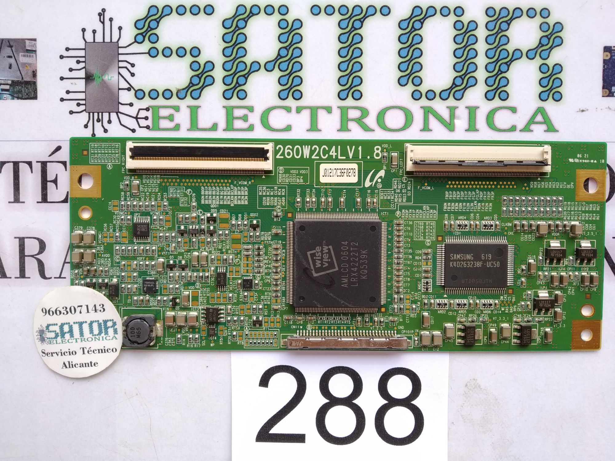 Placa T-Com 260w2c4lv1.8