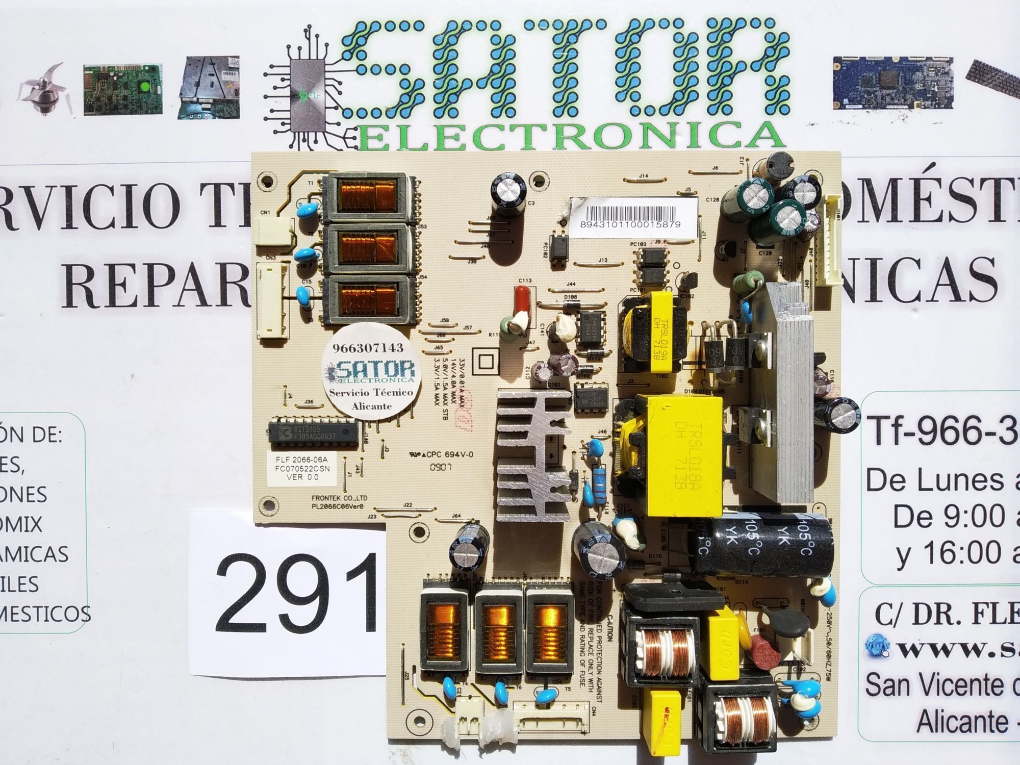 Fuente Alimentación Pl2066c06ver0 Flf2066-06a