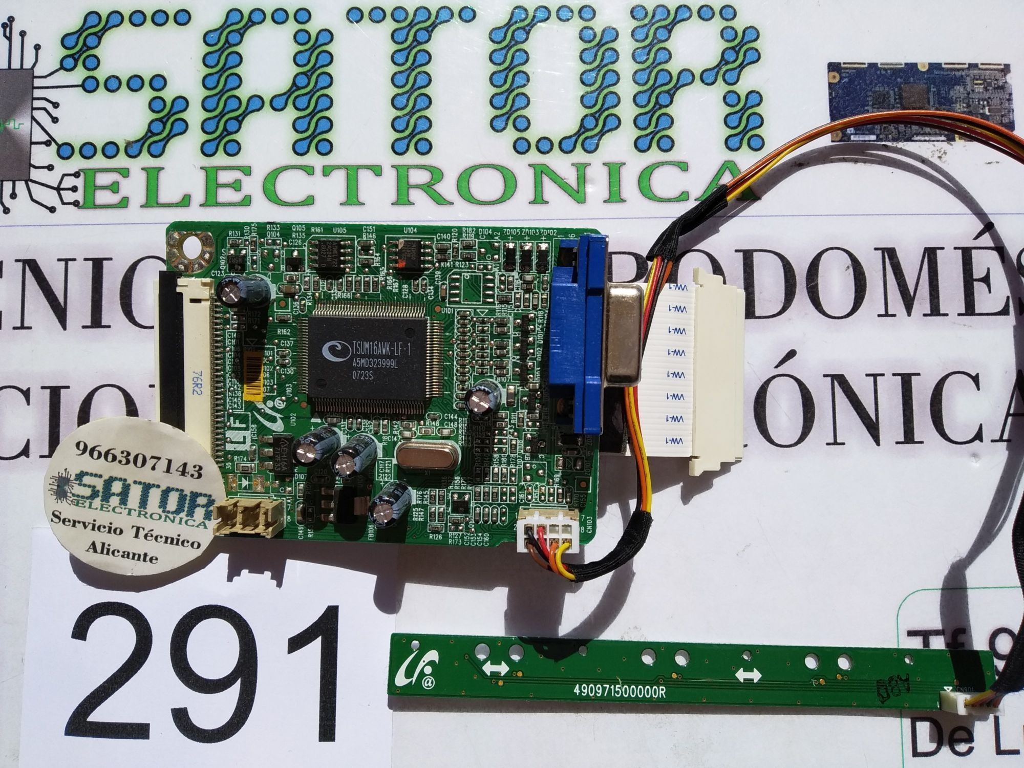Main Board 490971300000r Cable Flex Awm 20696 Y Botonera 490971500000r