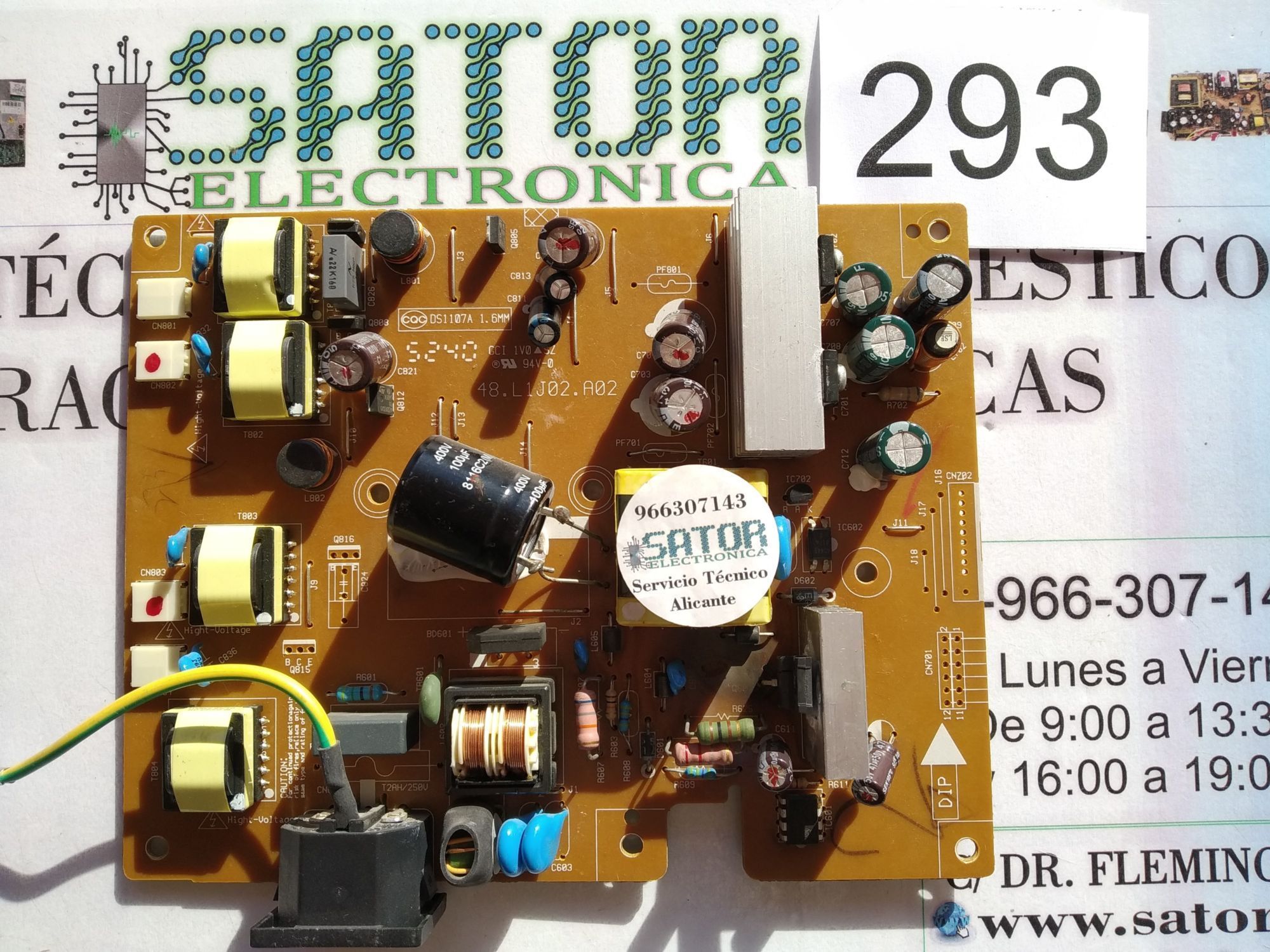 Fuente Alimentación 48.L1j02.A02 Ds1107a
