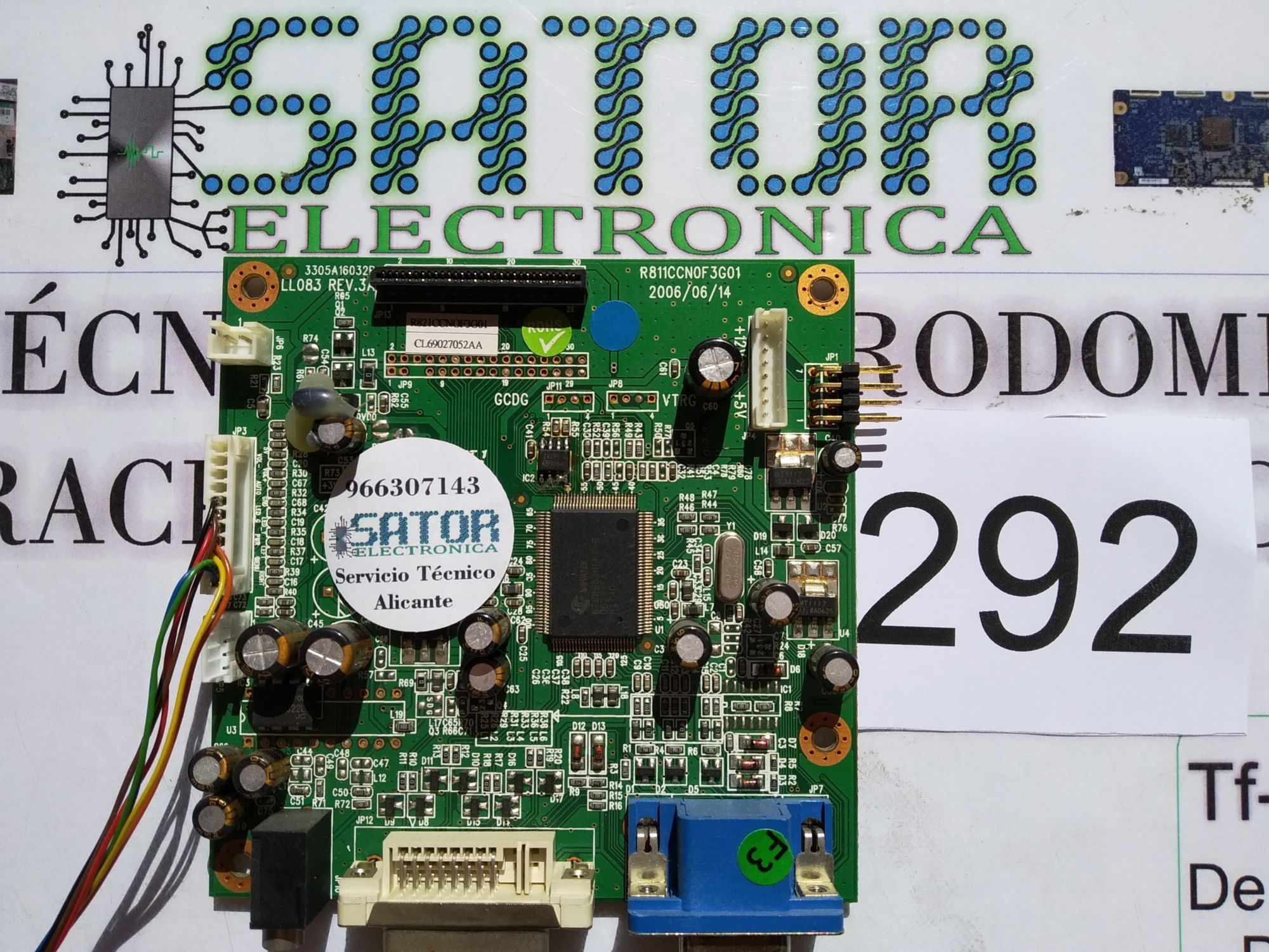 Placa Main R811ccn0f3g01 (3305A16032P)