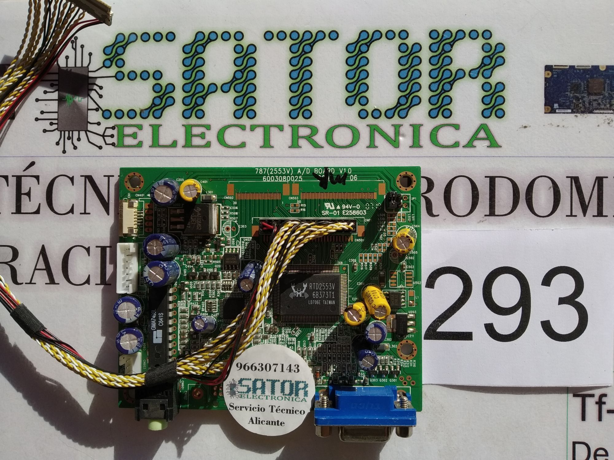 Main Board Sr-01 E258603