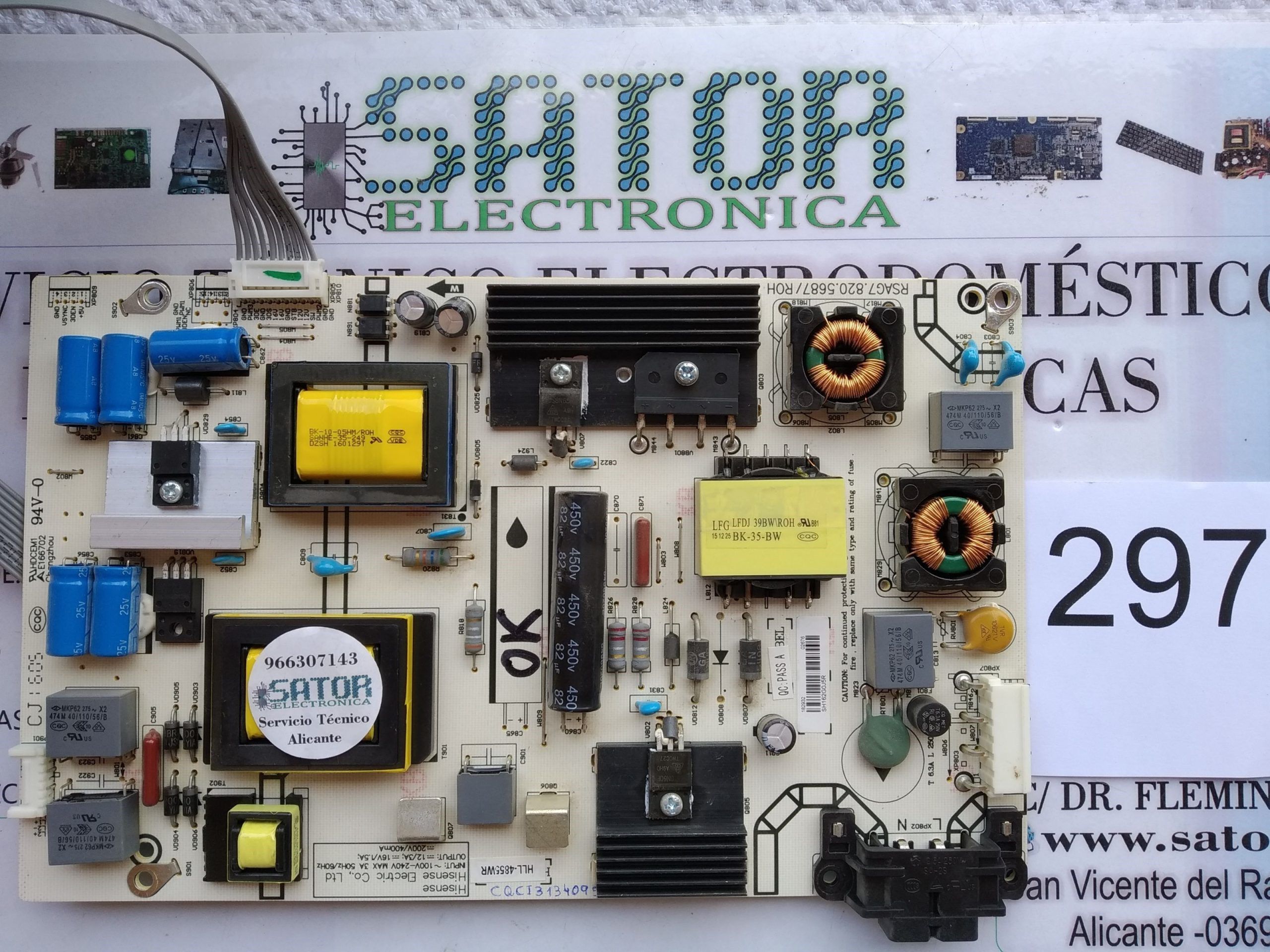 Placa Main Rsag7.820.5687/Roh (HLL-4855WR)
